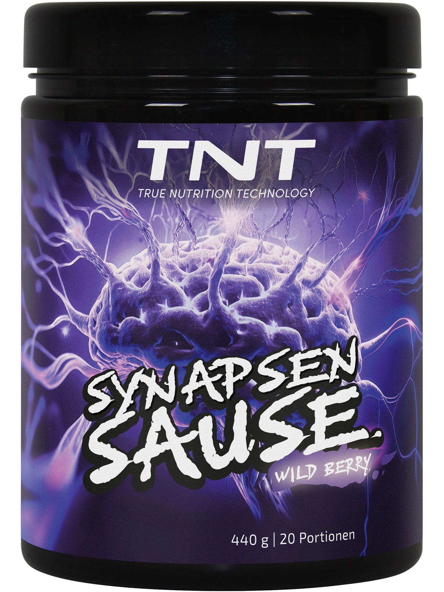 TNT (True Nutrition Technology) Synapsensause - Pre-Workout-Booster mit Koffein, Guarana + Citrulline Pulver