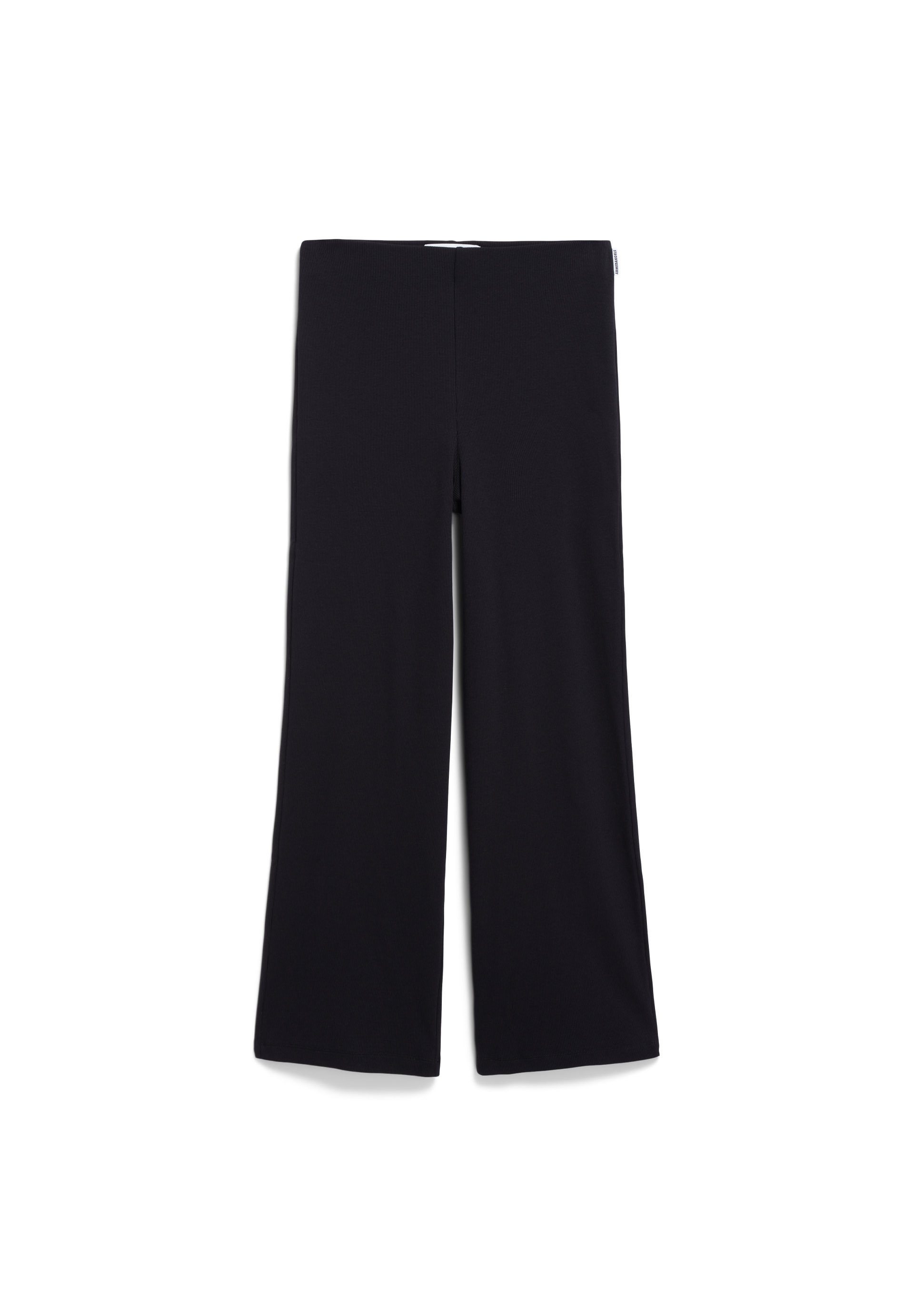 Jerseyhose NIANAA RIB Ripp-Jerseyhose aus Bio-Baumwoll Mix