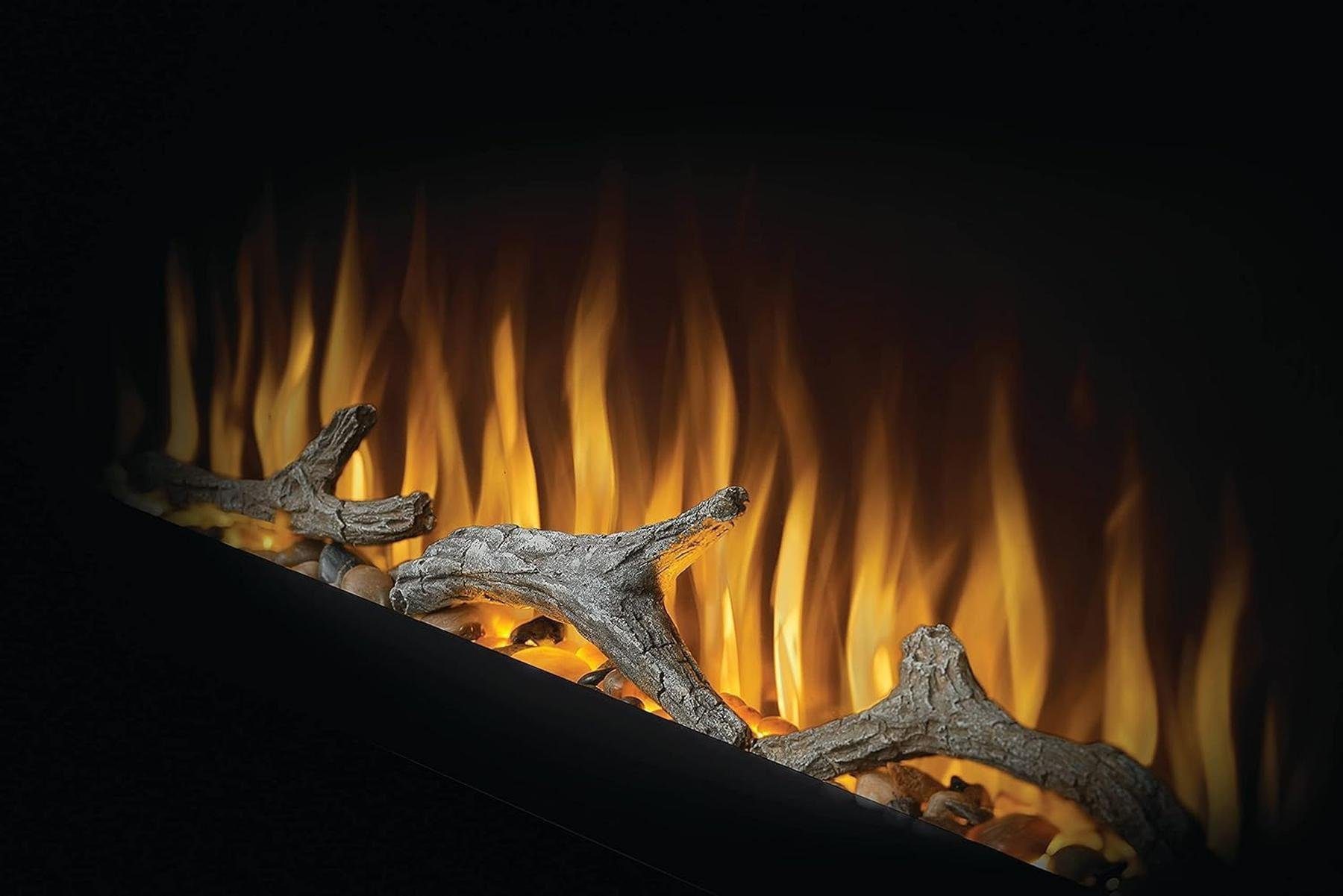 Napoleon Dekokamin Premium Fire Purview 32+38 Treibholz Elektrokamin Deko kaminholz (1-St), Realistische Treibholzoptik