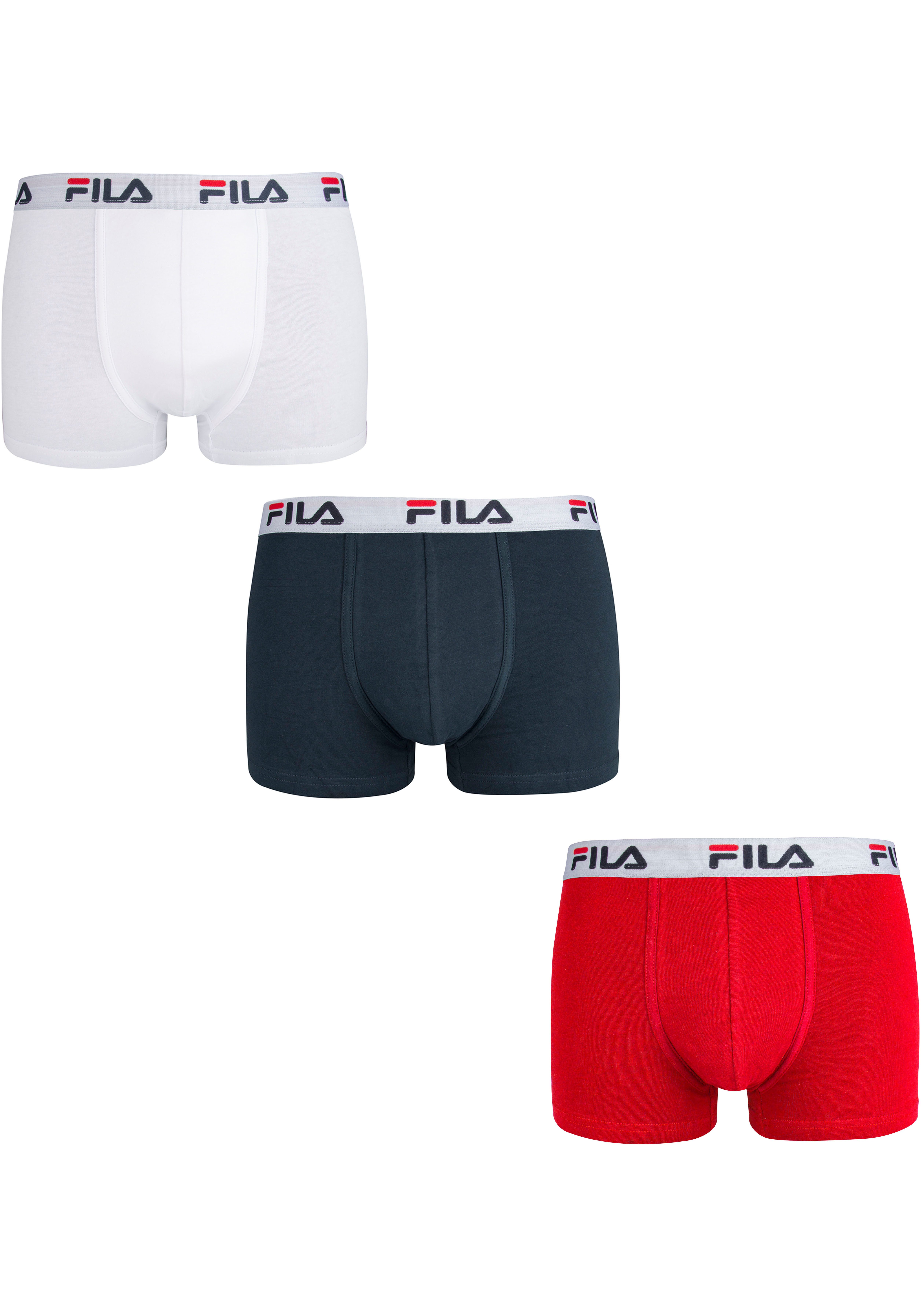 Fila Boxer (3er Pack) mit elastischem Logobund