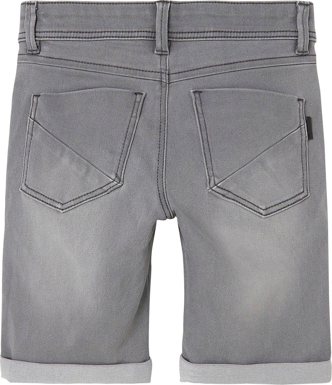 L NKMSILAS medium-grey Name SHORTS NOOS 2272-TX It SLIM DNM Shorts