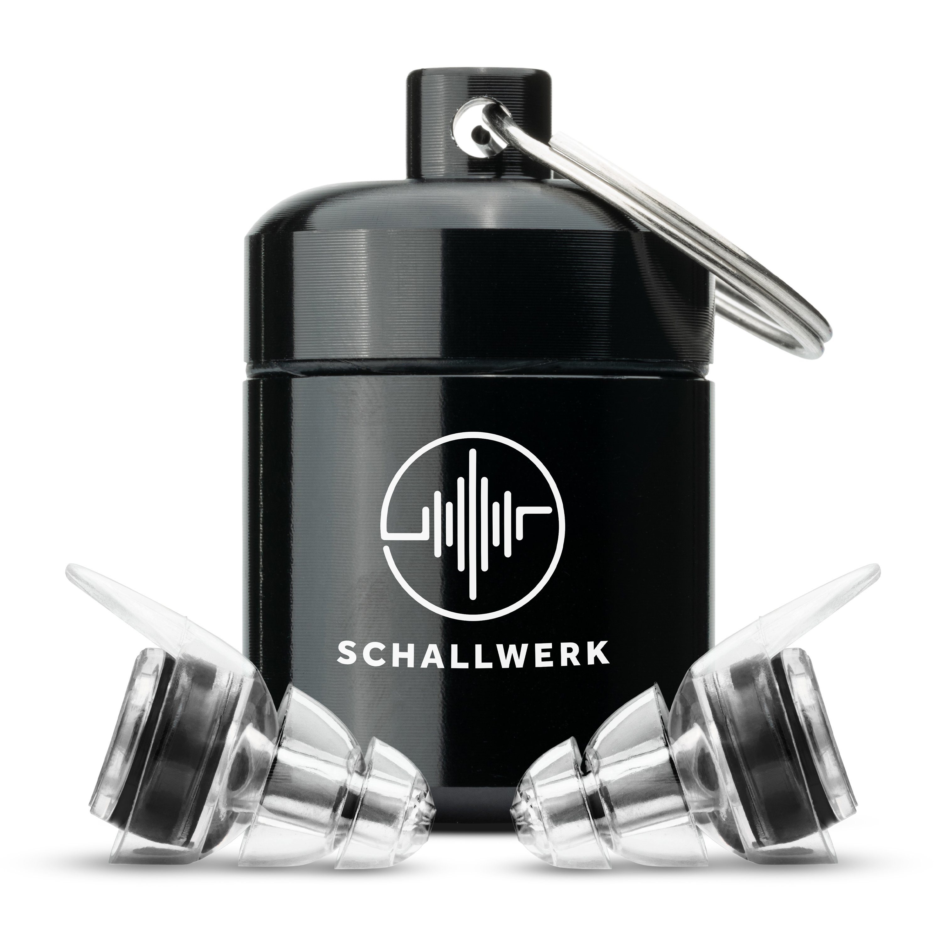 Filter Schwarze ® Gehörschutz SCHALLWERK Music+ Lärm dämpft Ohrstöpsel Schallwerk Gehörschutzstöpsel