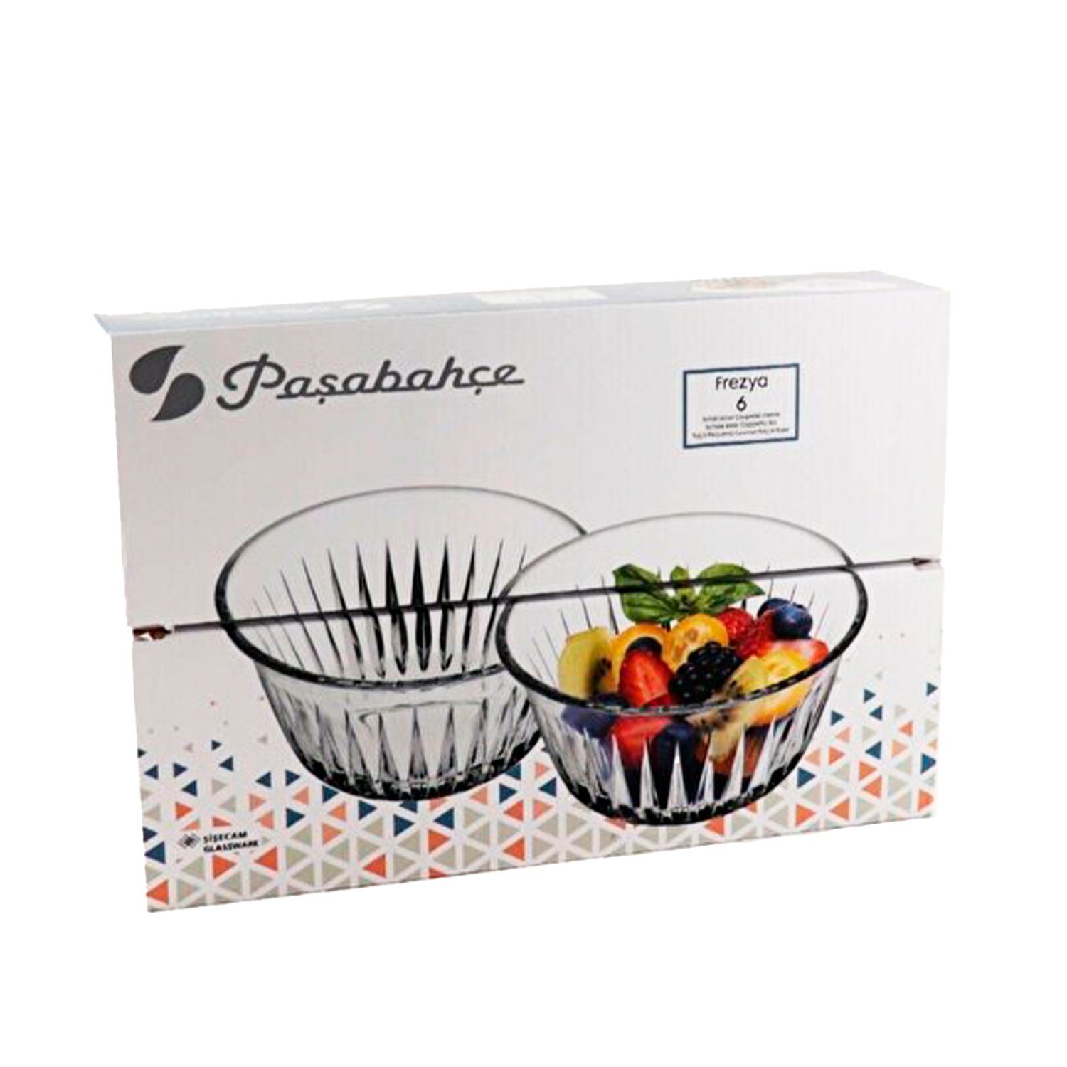 Pasabahce Schüssel Frezya Glasschüssel 6er Set Ø10x5cm Schale Dessertschale transparent, (6-tlg)