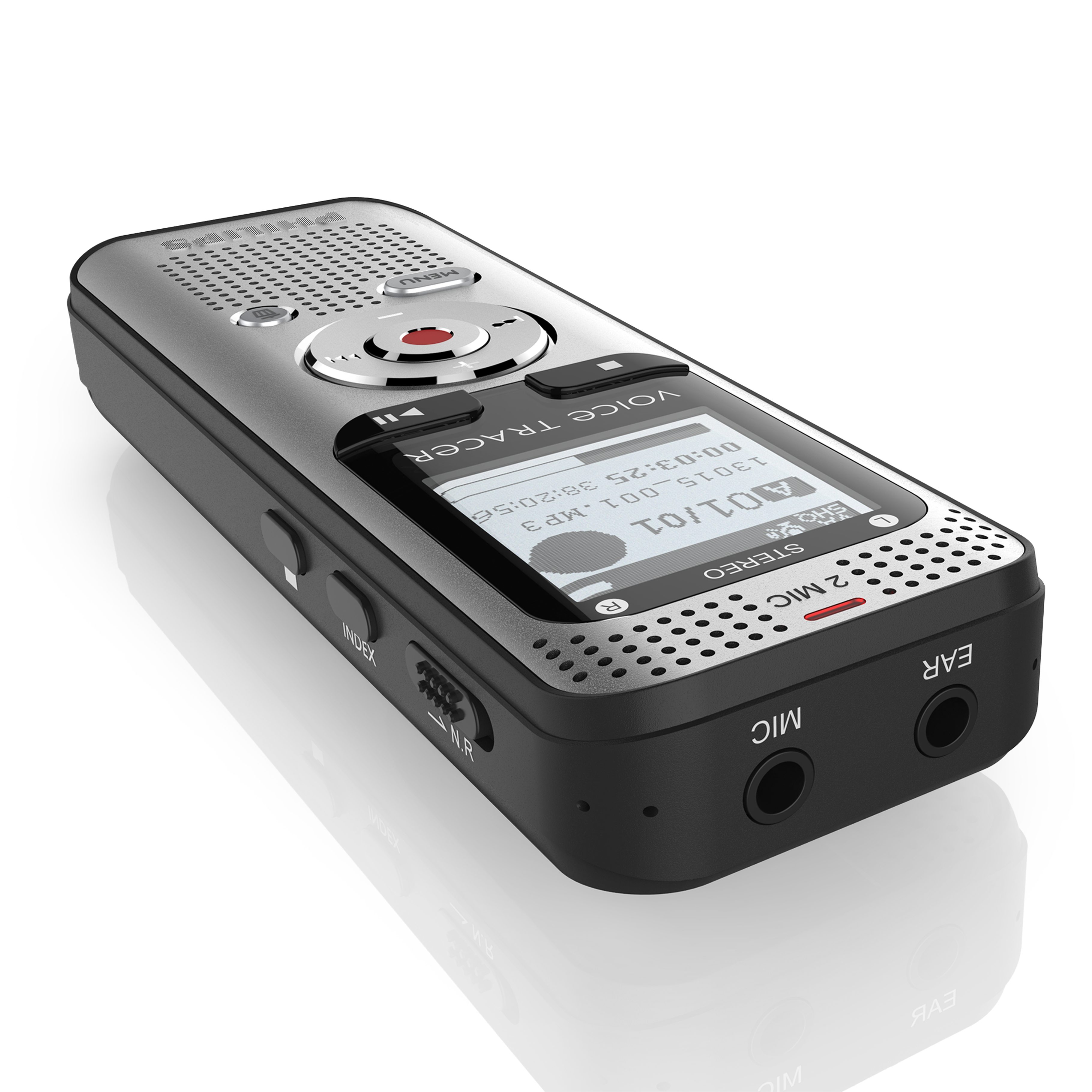Philips DVT2010 Audiorecorder Digitales Aufnahmegerät (8GB, 40 Stunden Batterielaufzeit, UKW Radio)