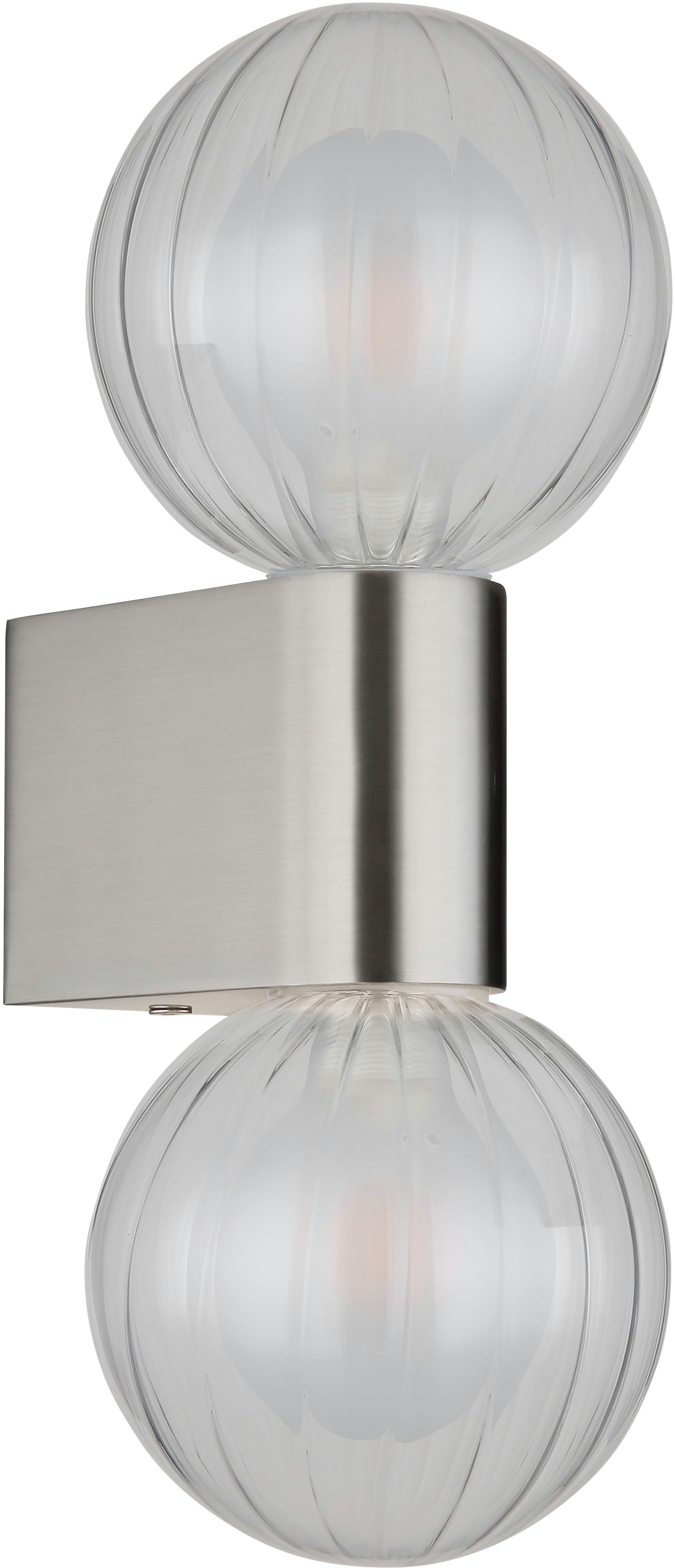 GLOBO LIGHTING Wandleuchte ANDER, ohne Leuchtmittel, Wandlampe/Spot/Wohnzimmer/Flur/3000K/IP44/Kugel
