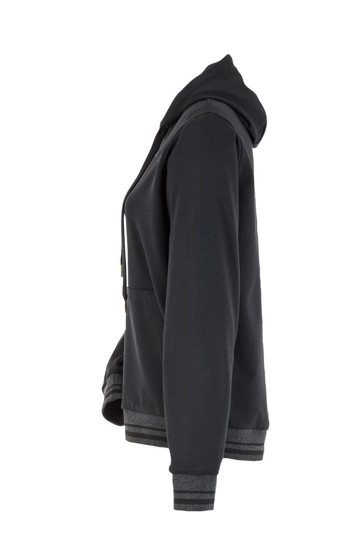 Planam Hoodie PLANAM Choice Damen Hoodie OUTDOOR Kapuze Schwarz
