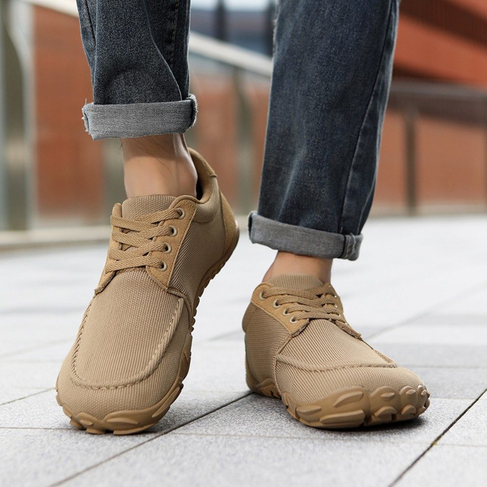 HUSK'SWARE Barfußschuh (Leicht & Dämpfend, Freizeit- und Outdoor Schuhe Unisex, Leichte Freizeitschuhe, Atmungsaktiv, Unisex Wanderschuhe) Bequeme Outdoor-Sneaker mit breiter Zehenbox