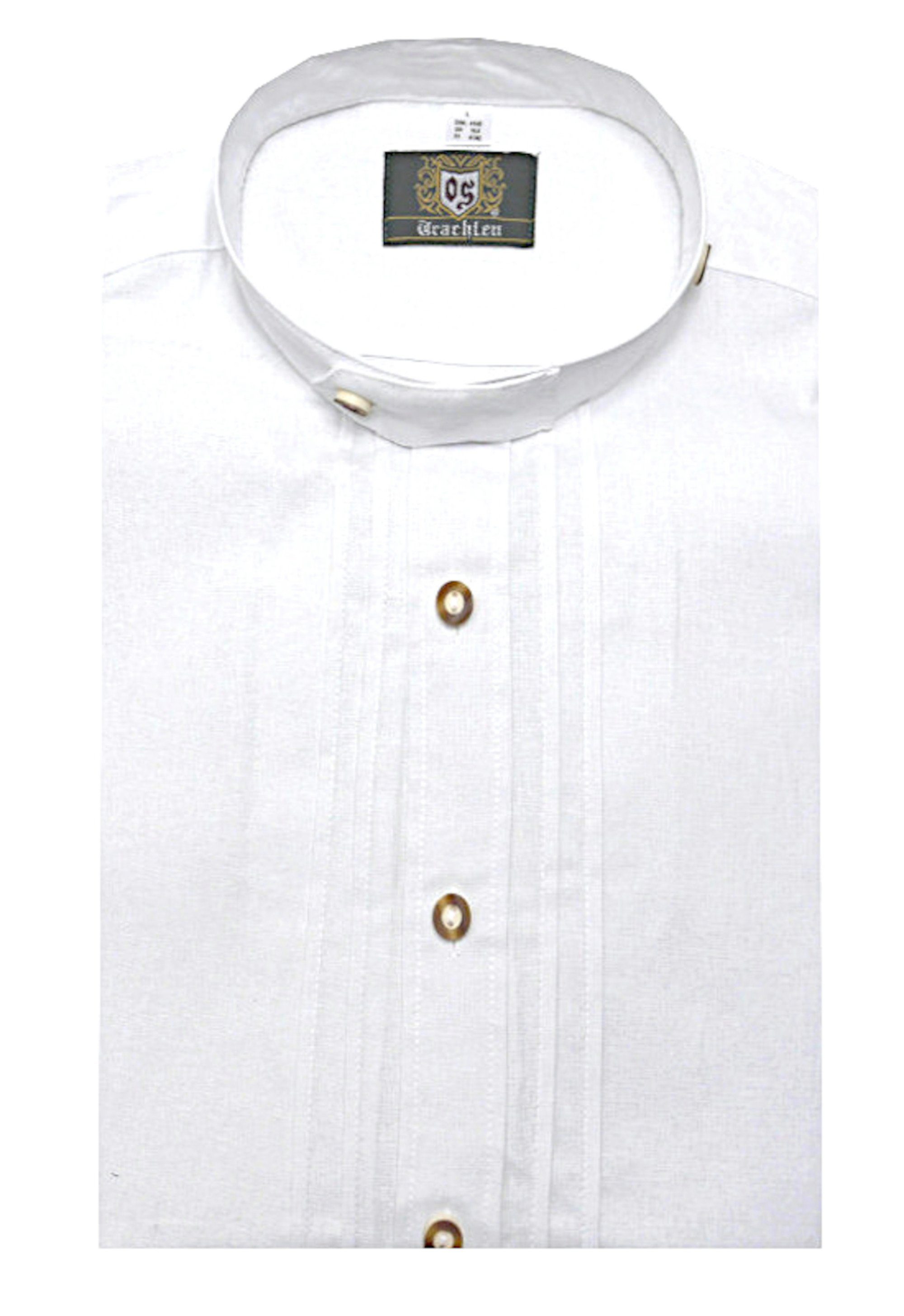 OS Trachten Trachtenhemd TH-0005 Stehkragen, 2 x 2 Biesen im Vorderteil, Co günstig online kaufen