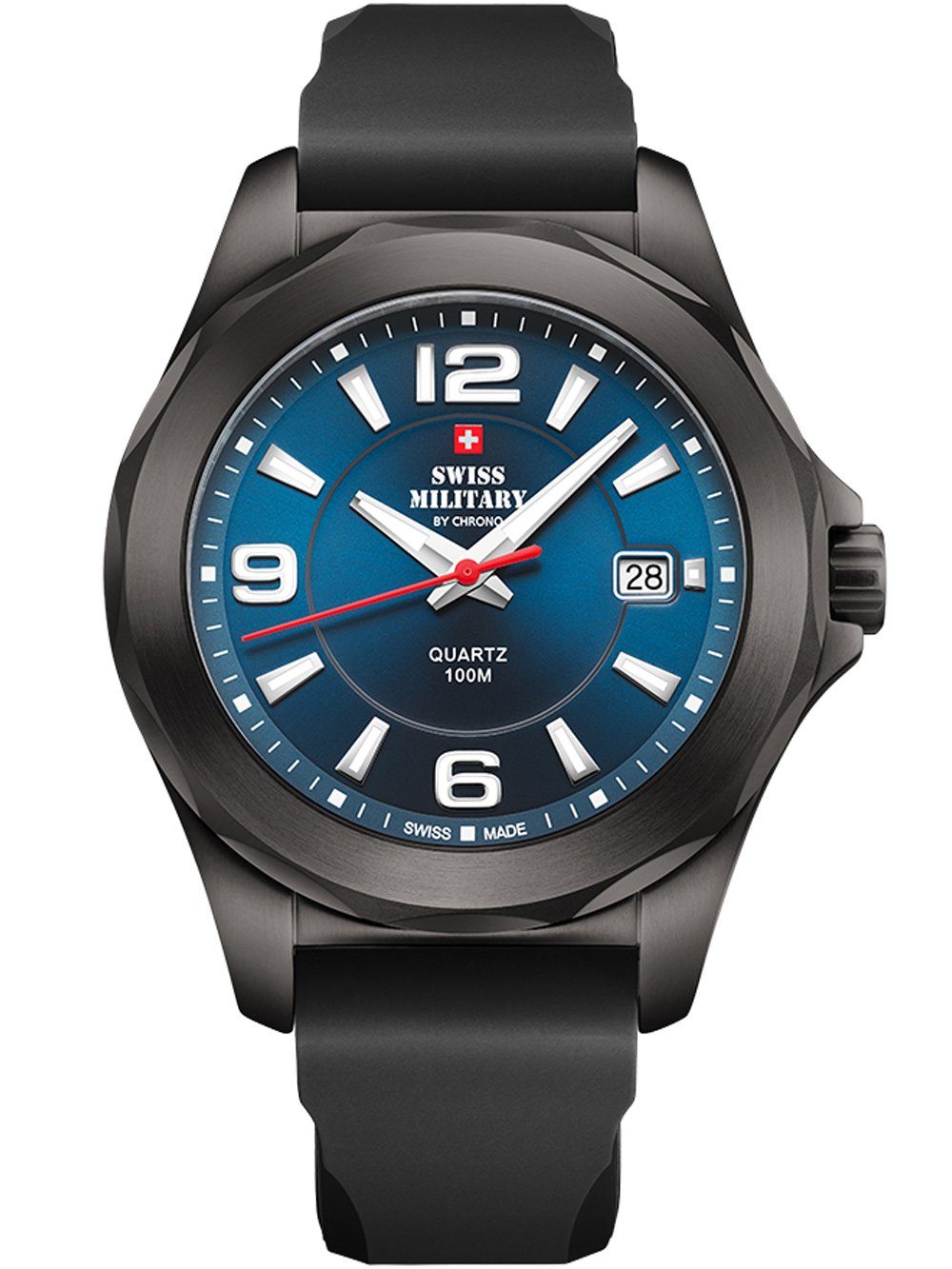 Swiss Military by Chrono Quarzuhr Swiss Military SM34099.04 Herrenuhr 42mm 10ATM Swiss Military SM34099.04 Herrenuhr 42mm 10ATM