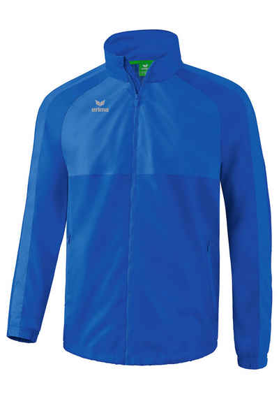 Erima Allwetterjacke Unisex TEAM Allwetterjacke - Hoher Stehkragen mit integrierter Kapuze