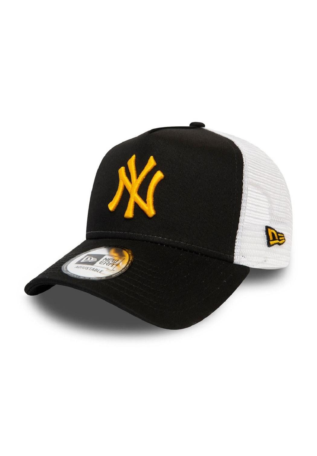New Era Trucker Cap New York Yankees League Essential A-Frame Adjustable Trucker Cap New E (1-St)