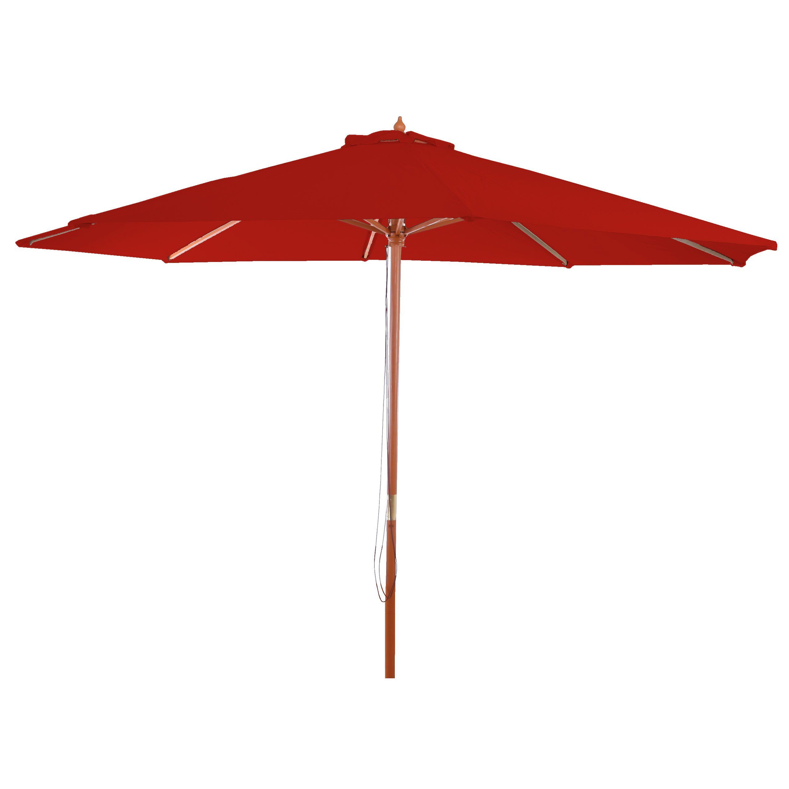 MCW Sonnenschirm Lissabon-S, LxB: 300x300 cm, Wasser- und Schmutzabweisend, Windöffnung, Handseilzug