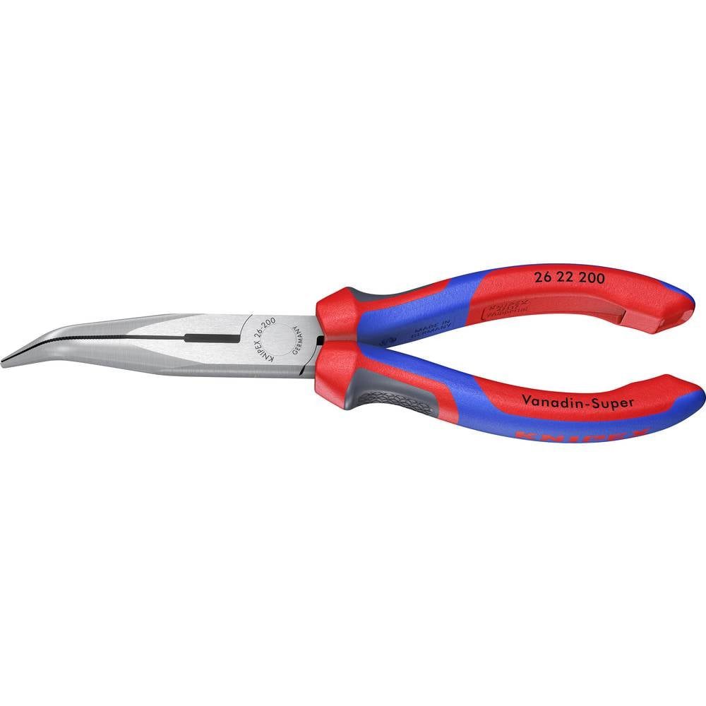Knipex Flachzange Flachrundzange mit Schneide 26 22 200