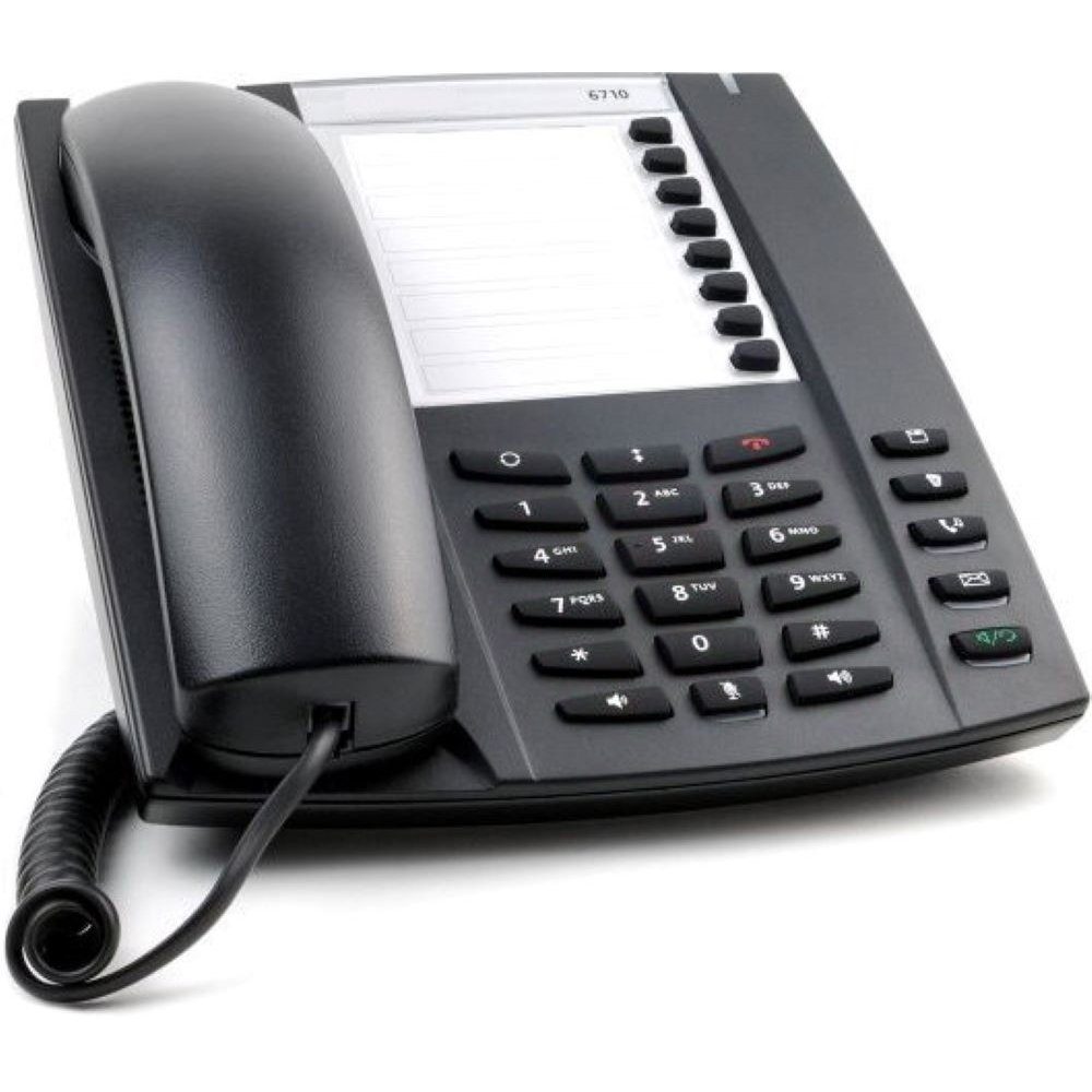 Mitel MiVoice 6710 - - Telefon anthrazit Kabelgebundenes Telefon