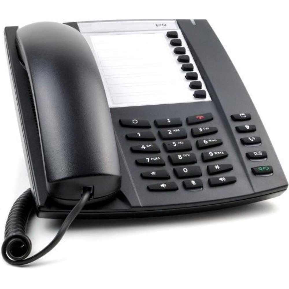 Mitel MiVoice 6710 - Telefon - anthrazit Kabelgebundenes Telefon