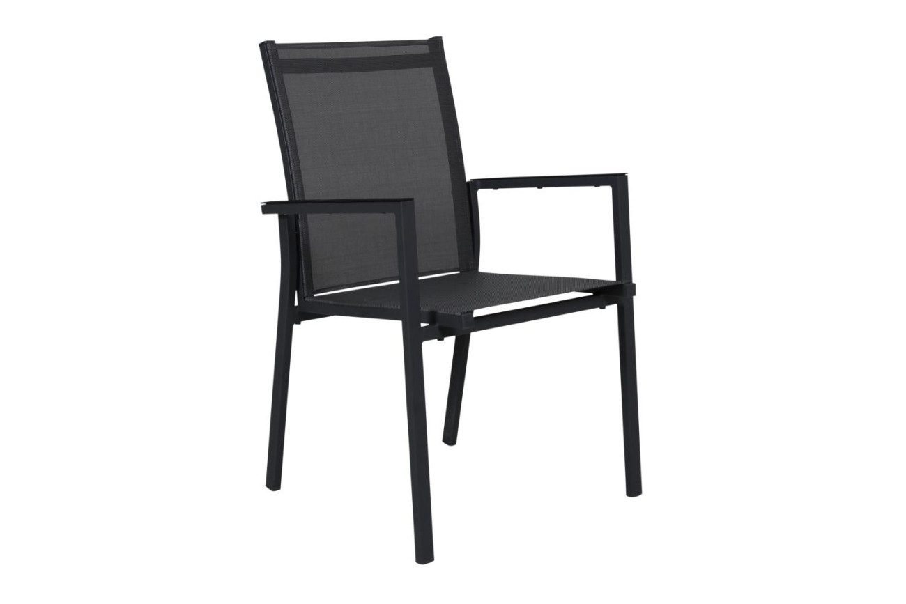 Brafab Gartenstuhl Avanti mit Armlehne, Anthrazit