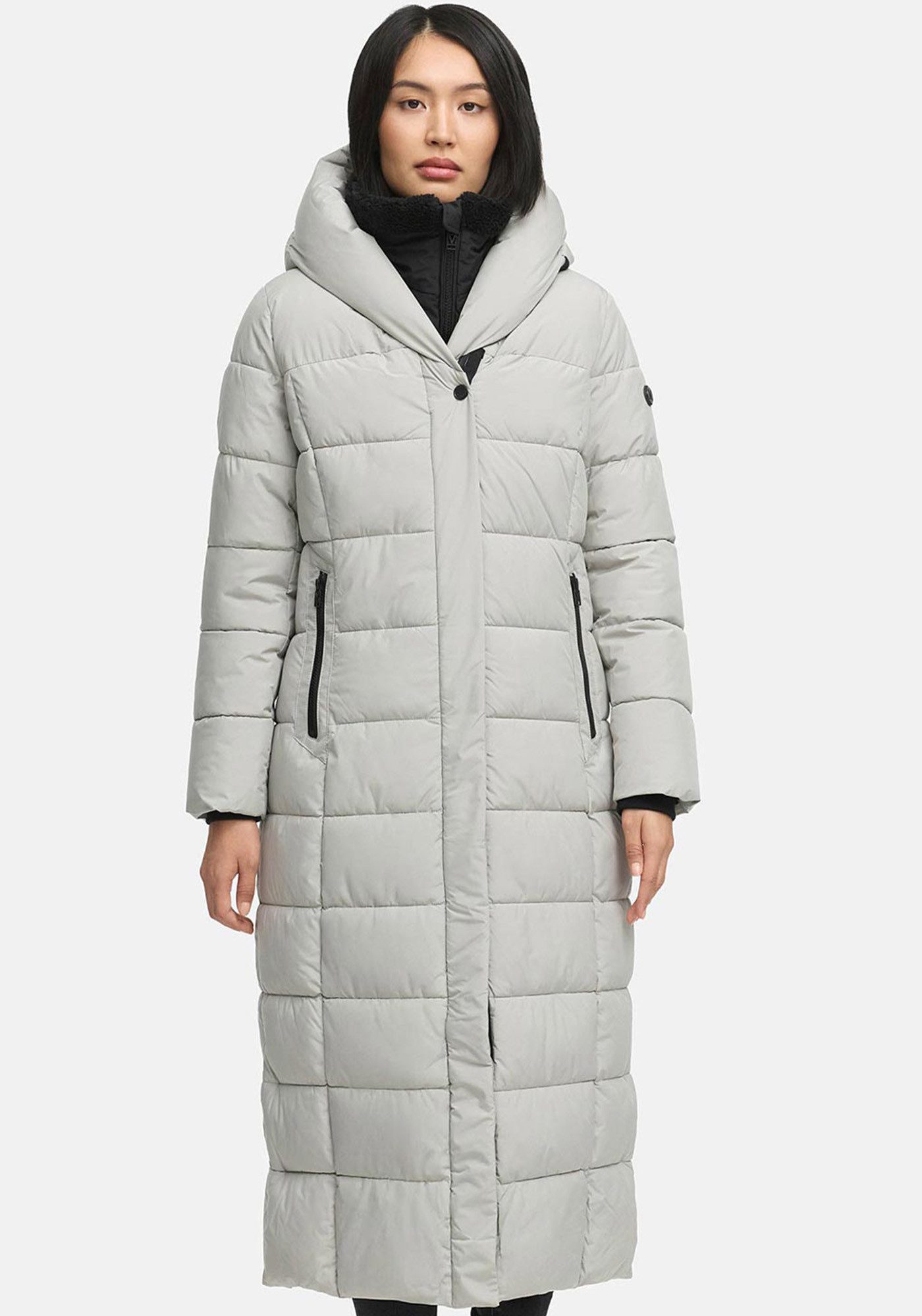 Marikoo Winterjacke Pakoraa extra langer Winter Mantel mit abnehmbaren Innenteil – Bild 4 von 5
