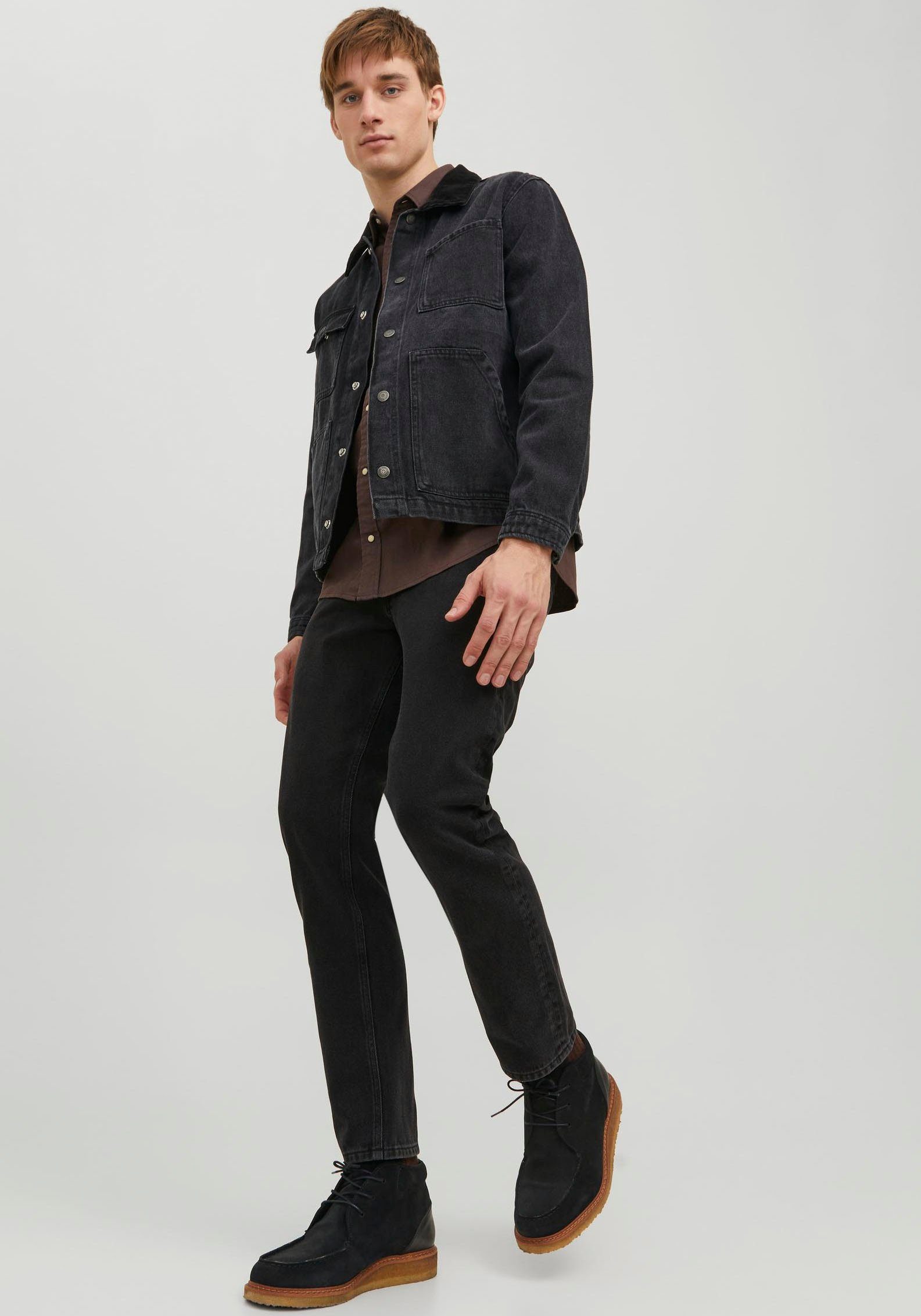 Loose-fit-Jeans AA Denim 693 Jones Jack SN & JJORIGINAL JICHRIS Black