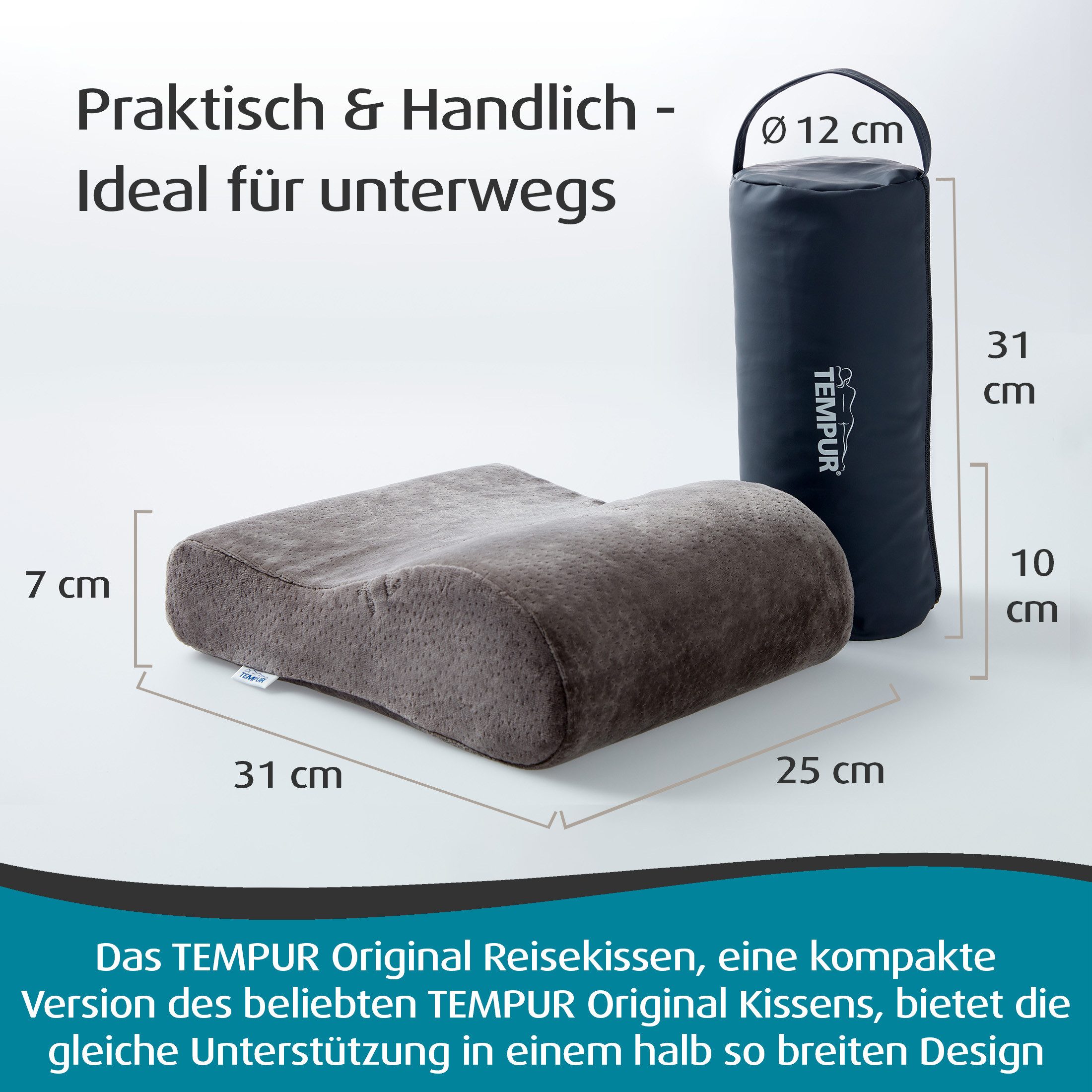 Tempur Reisekissen TEMPUR® ergonomisches Reisekissen
