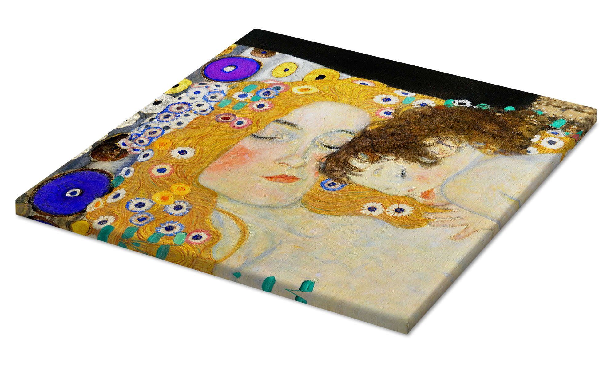 Posterlounge Wandbild Mutter und Kind (Detail), Gustav Klimt, erhältlich al günstig online kaufen