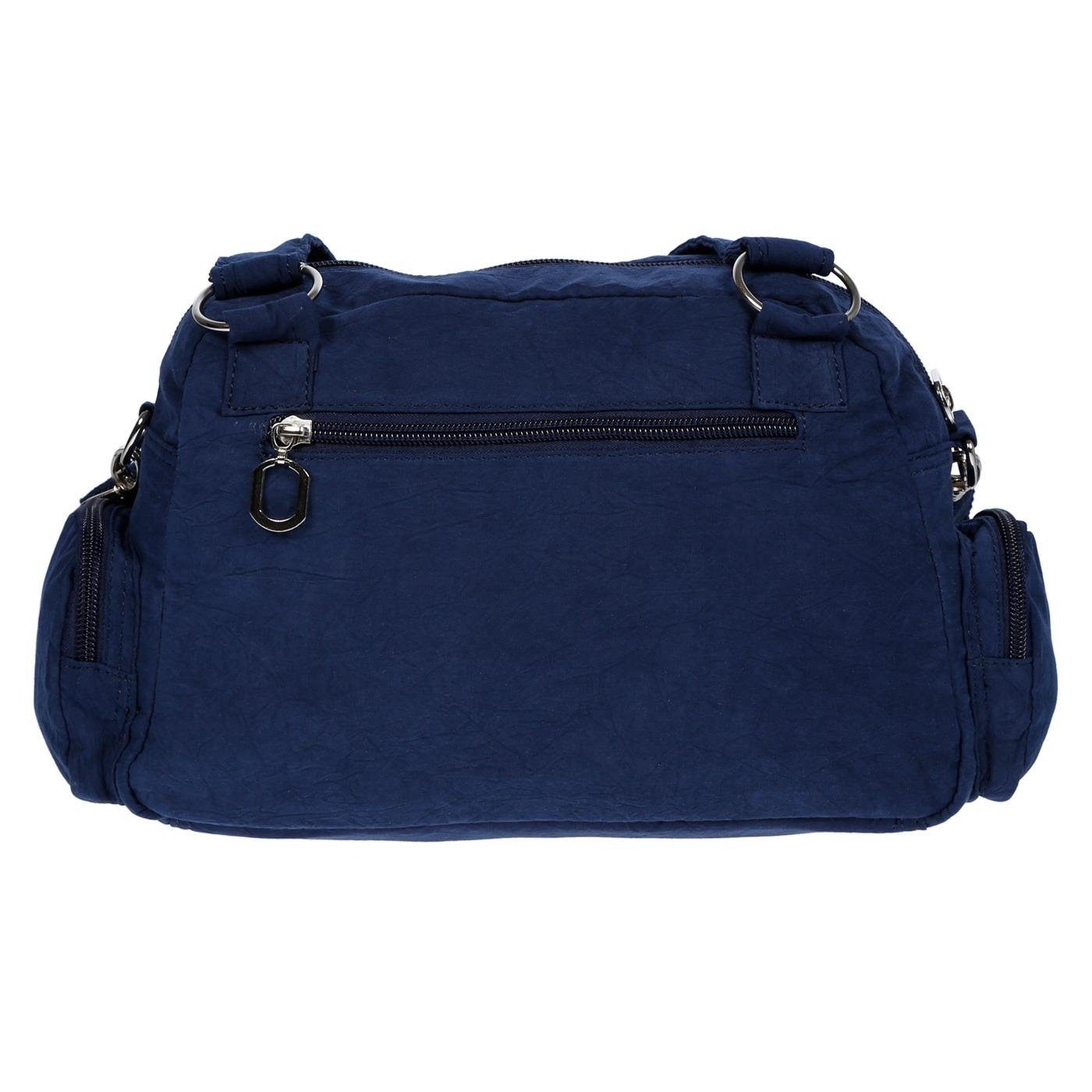 Christian Wippermann Henkeltasche Damenhandtasche Schultertasche Tasche Umhängetasche (1-tlg, 1-tlg), Canvas Shopper Crossover Bag – Bild 5 von 5
