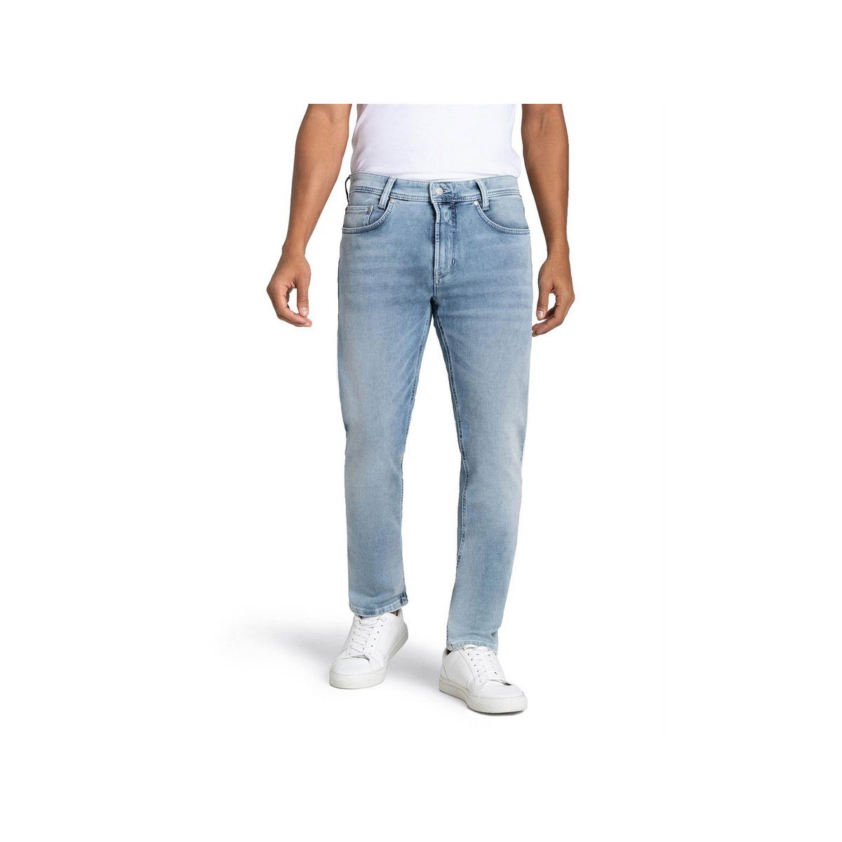 MAC (1-tlg) 5-Pocket-Jeans hell-blau