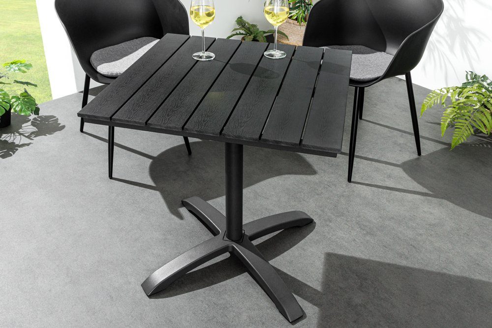 riess-ambiente Gartentisch DESIGNO 70cm schwarz (Einzelartikel, 1-St), Balk günstig online kaufen