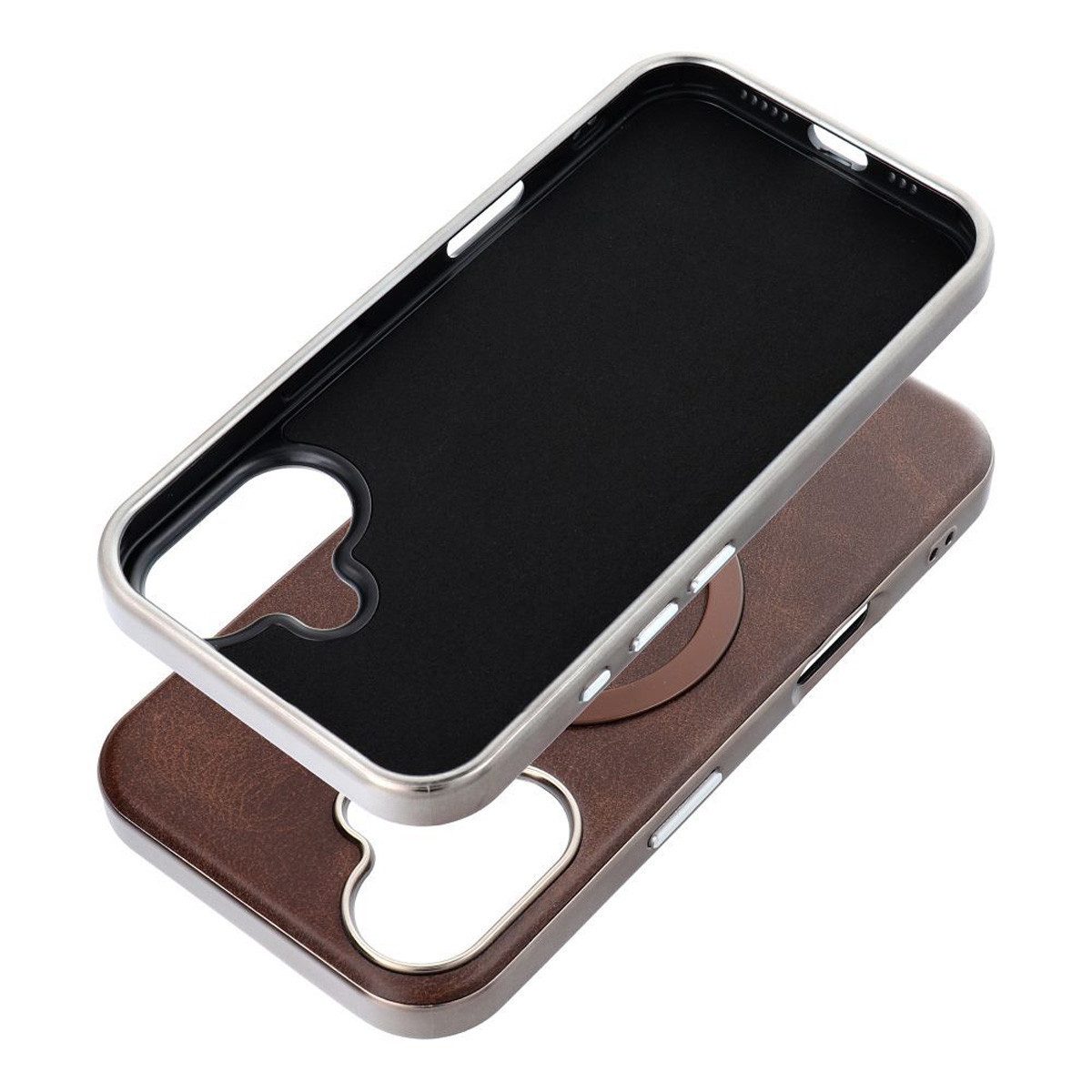COFI 1453 Handyhülle Smartphonehülle Bumper, Luxuriöse Eco-Leder-Optik & Magnet-Kompatibilität