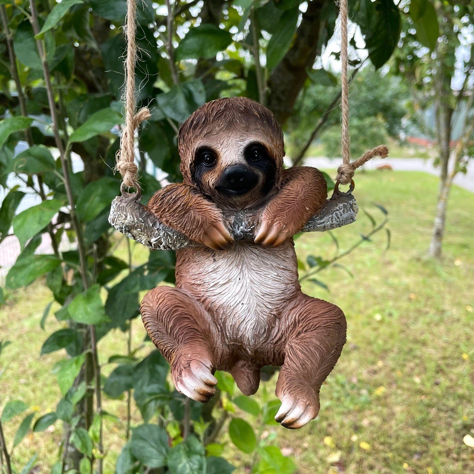 Online-Fuchs Gartenfigur für draußen - Faultier zum Aufhängen, Garten Deko günstig online kaufen