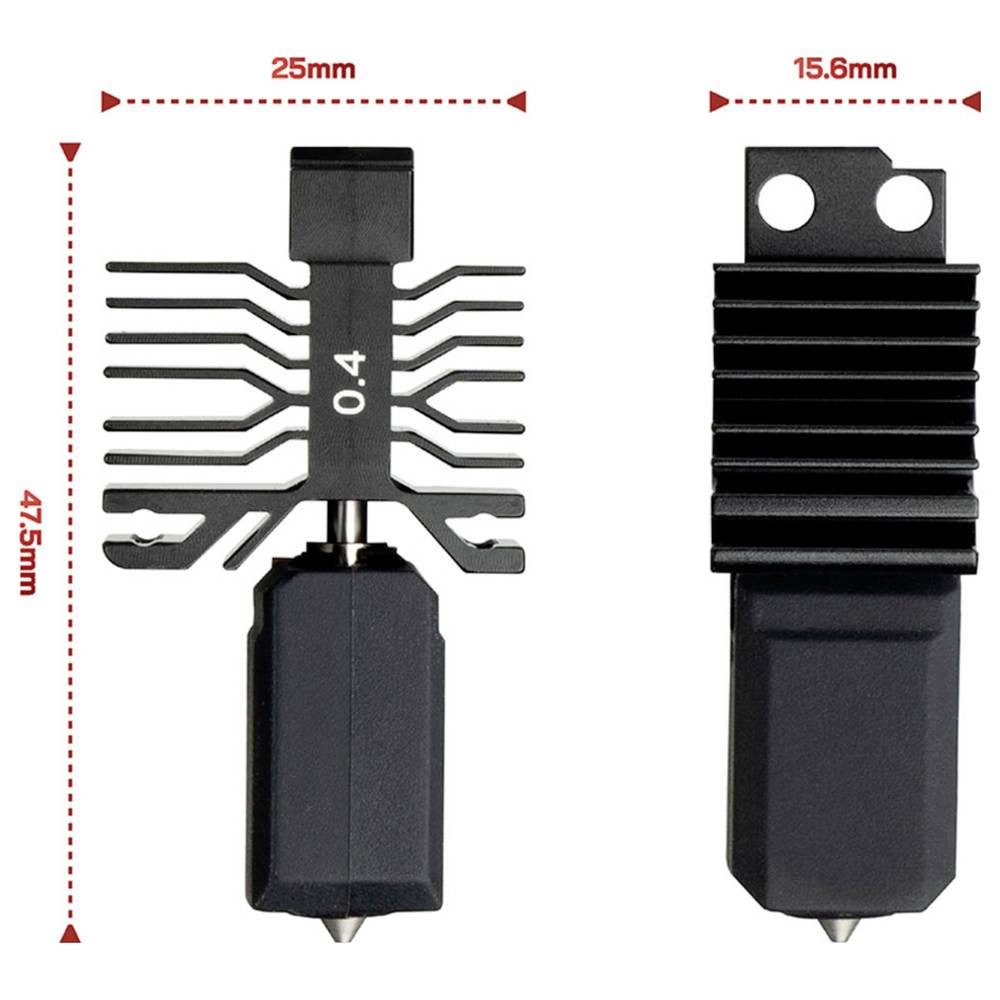 FabConstruct 3D-Drucker Hotend Passend für (3D Drucker): BambuLab Hotend For Bambulab X1/P1