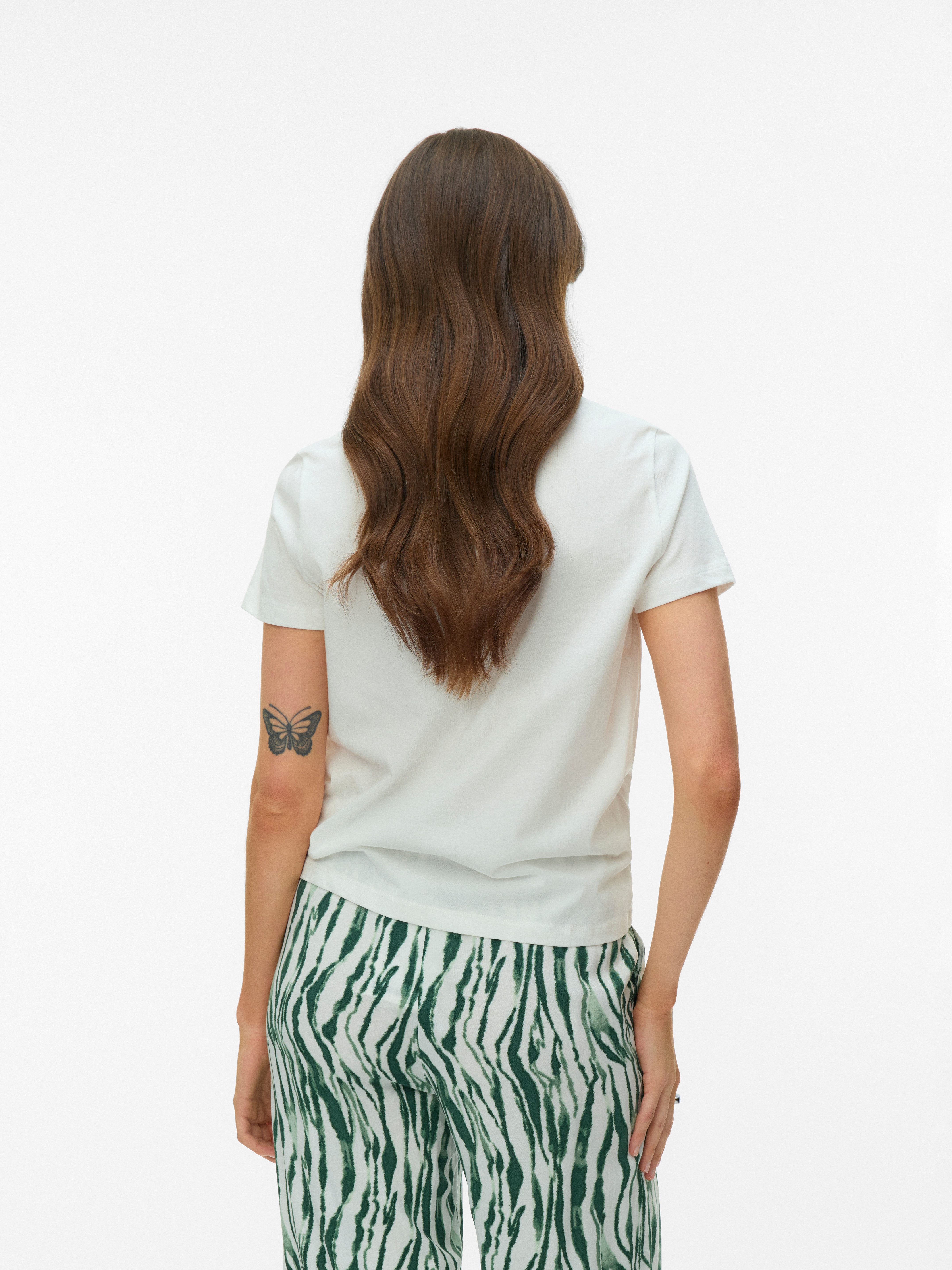 Vero Moda Kurzarmshirt VMGLOW SS TOP BOX JRS Baumwolle – Bild 2 von 5
