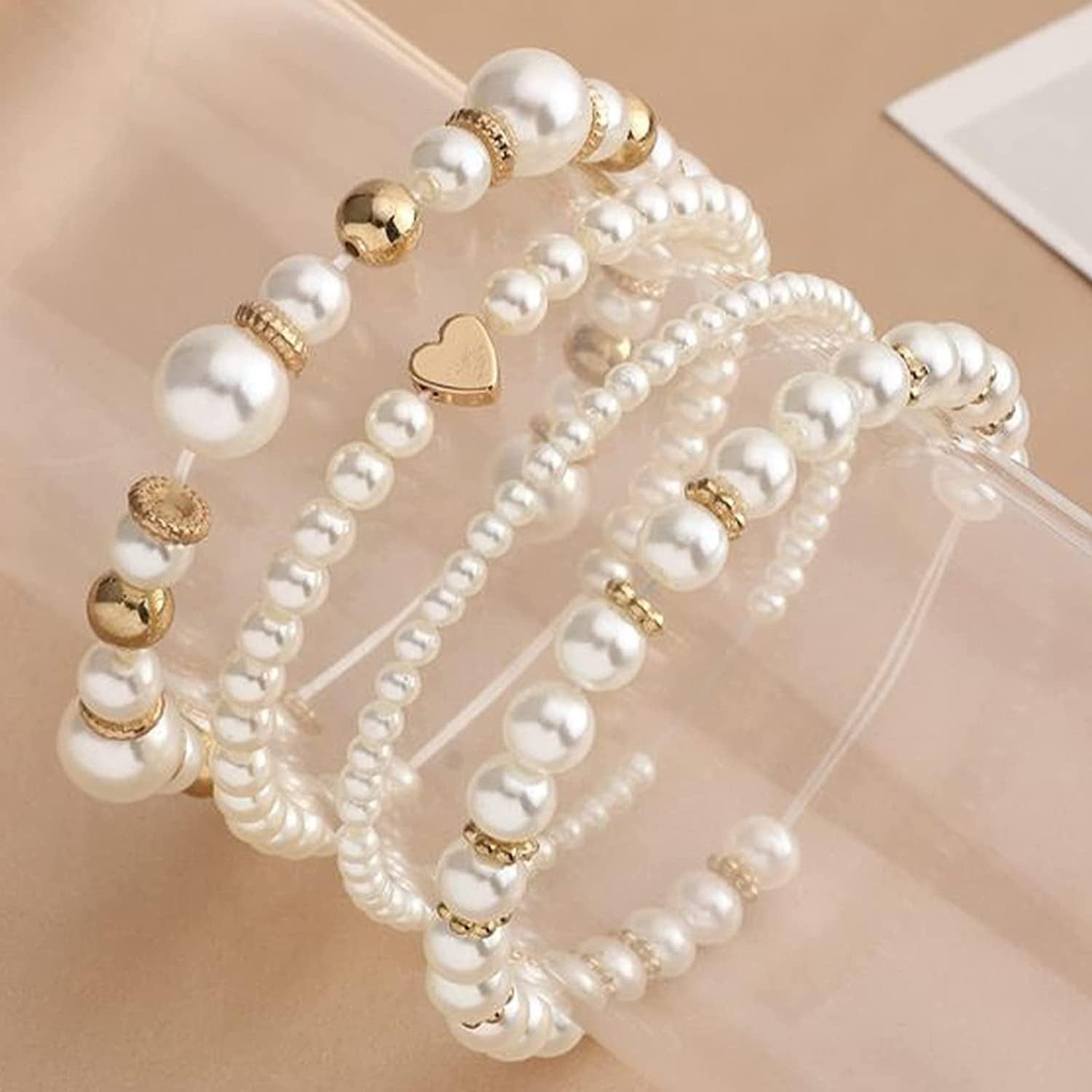 Zaewry Ketten und Armband Set Perlen zum Auffädeln Kit Perlen Set für DIY Armband Charm Kit (720-tlg), Geschenke für Mädchen Schmuckherstellung Muttertagsgesche – Bild 3 von 5