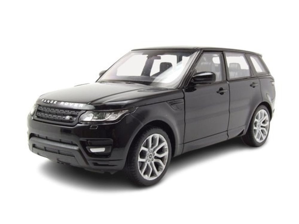 Welly Modellauto Land Rover Range Rover Sport 2015 schwarz, Maßstab 1:24
