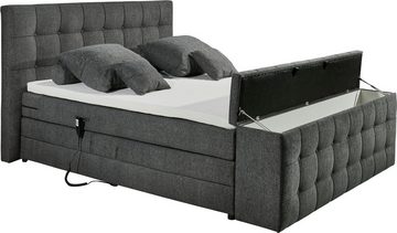 ED EXCITING DESIGN Boxspringbett Managua (6-St), Motor, harte Seite mit Kokosmatte, weiche Seite mit Filzabdeckung