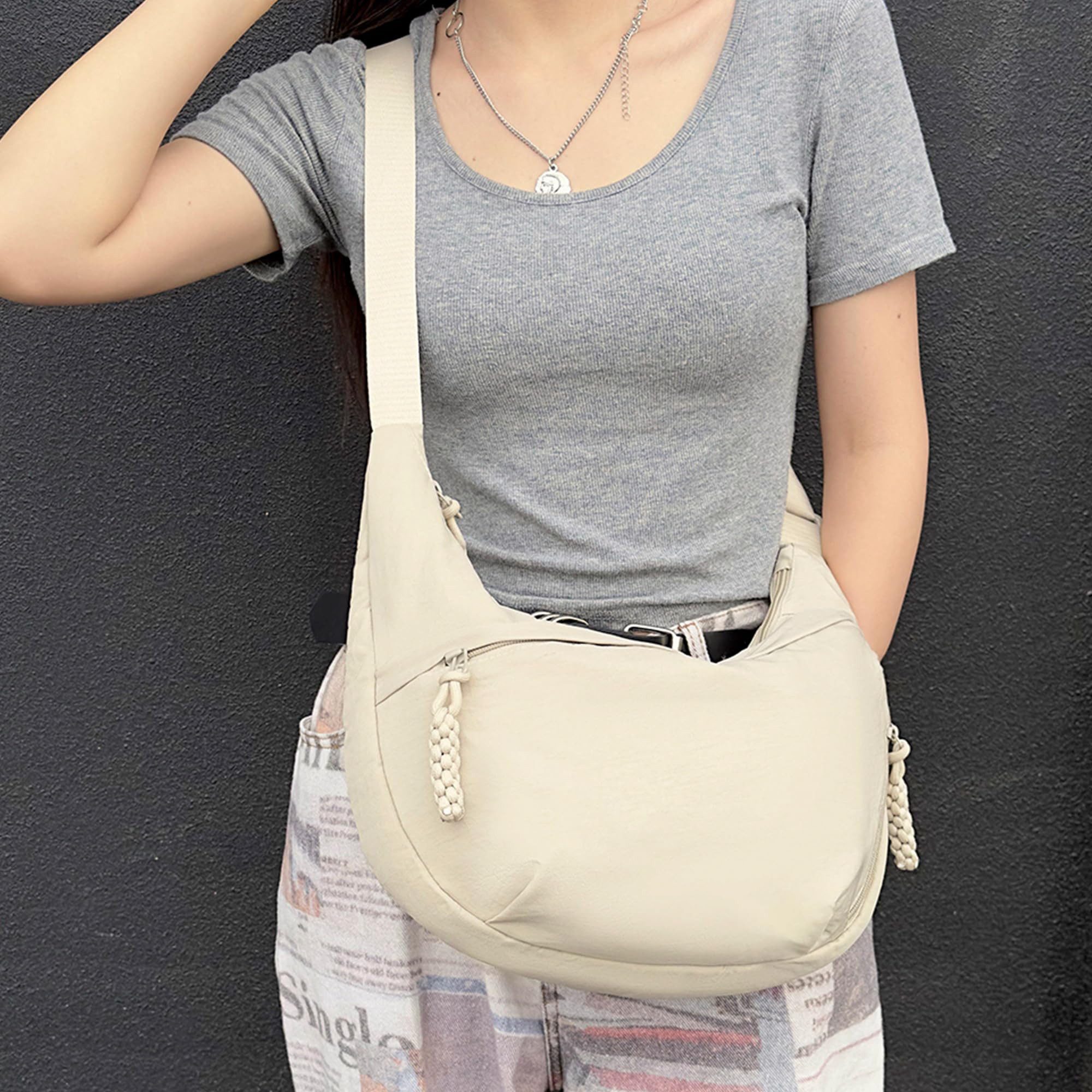 Bextsrack Bauchtasche Damen Gürteltasche Umhängetasche CrossBody, Nylon Sch günstig online kaufen