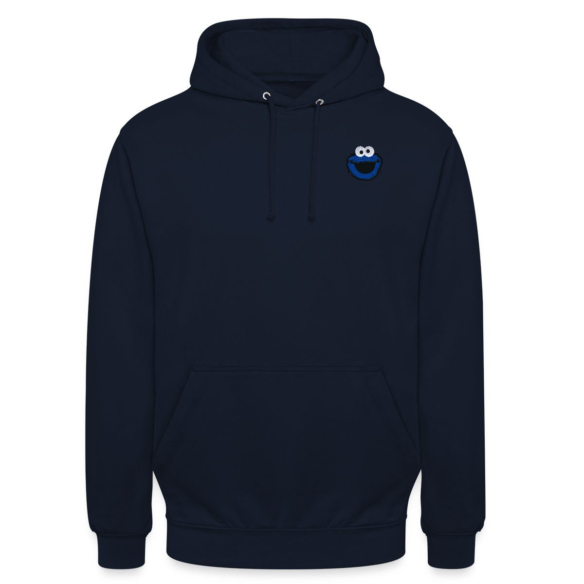 Spreadshirt Hoodie Sesamstraße Stick Krümelmonster Unisex Hoodie (1-tlg)