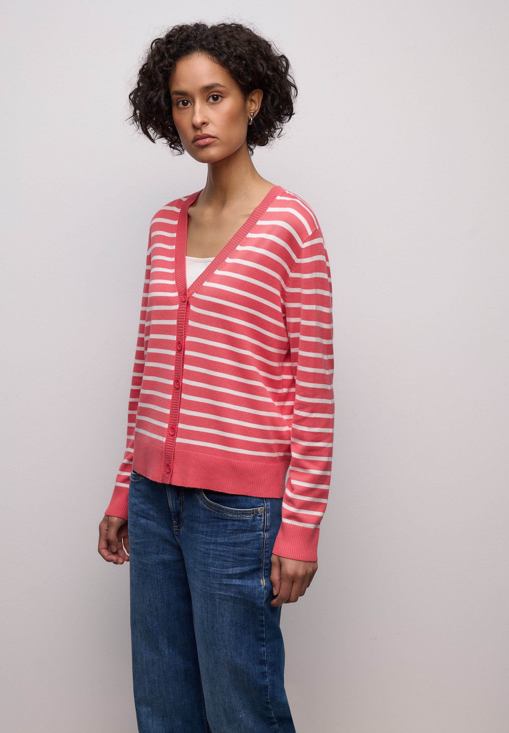 STREET ONE Cardigan mit V-Ausschnitt