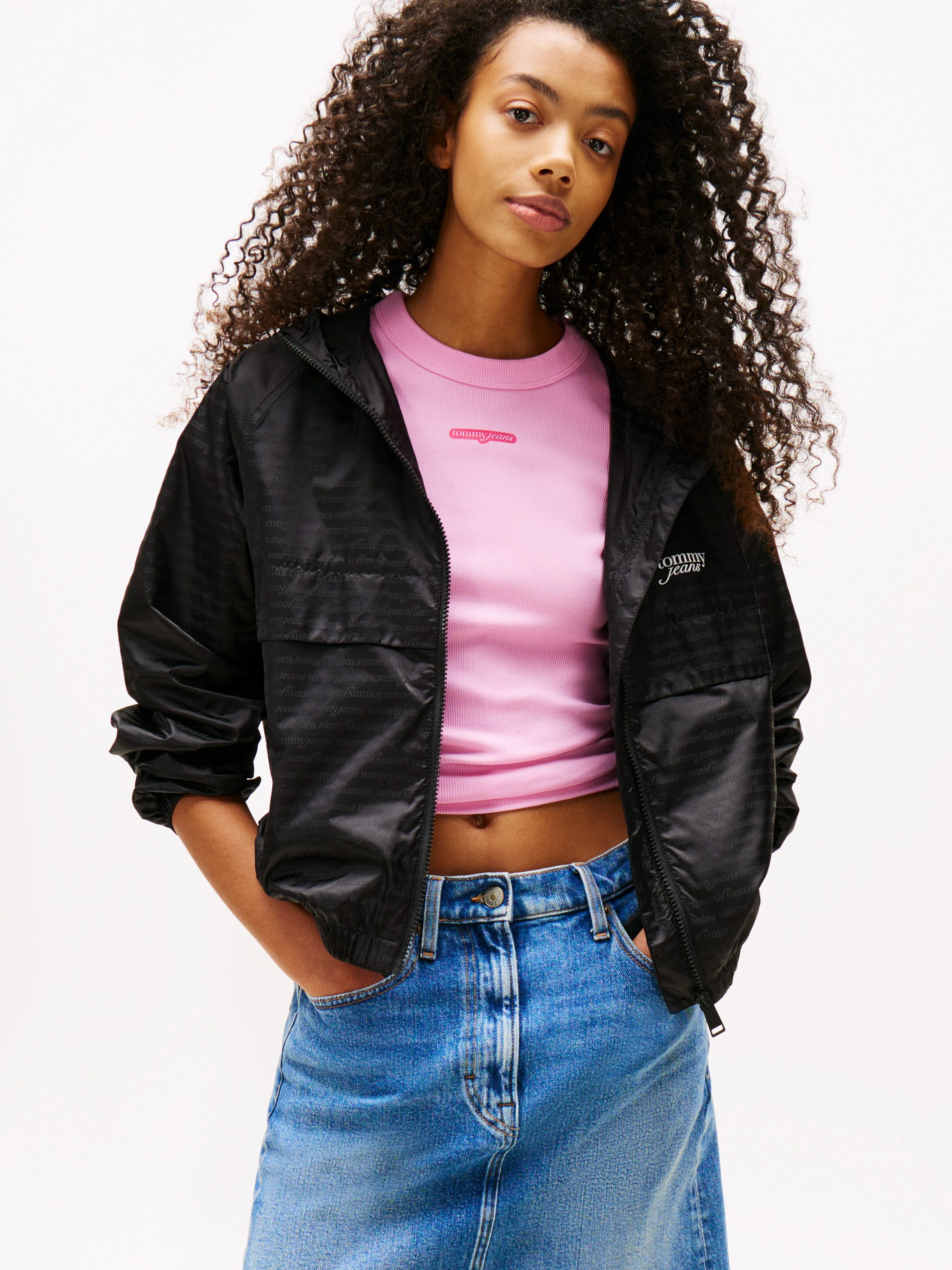 Tommy Jeans Windbreaker TJW JACQUARD WINDERBREAKER günstig online kaufen