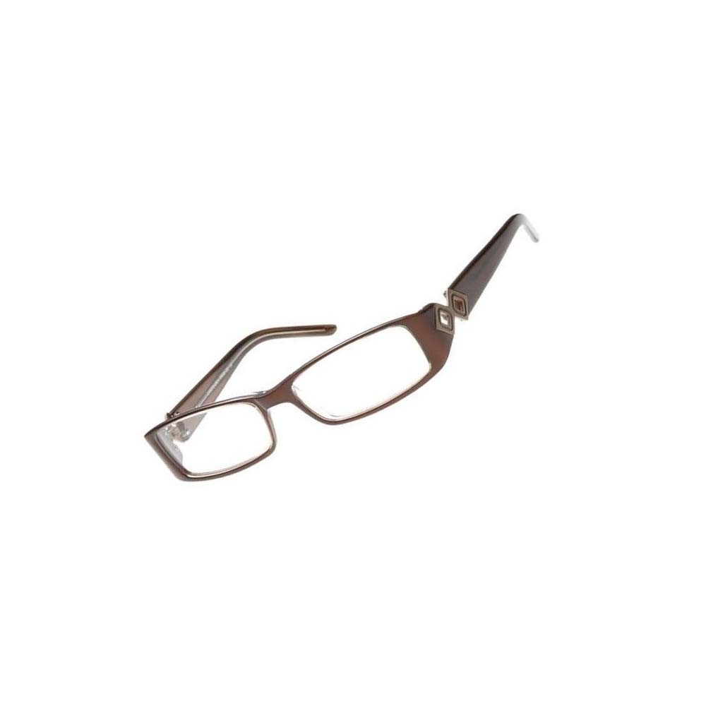 Fossil Brillengestell Korrektionsfassung Brille Kunststoff Braun 52/16/130 - OF2063200, Kunststoff