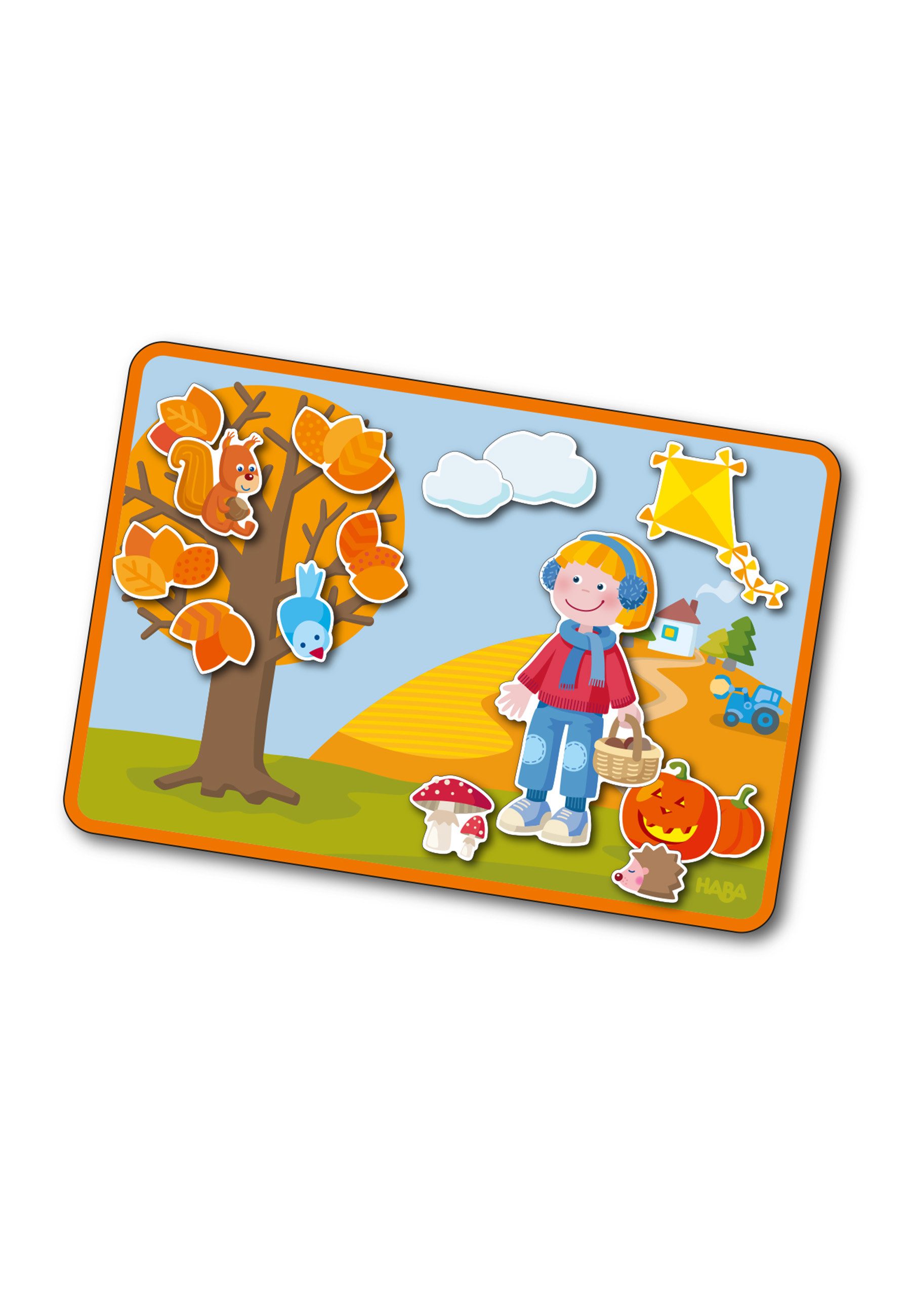 Haba Puzzle Magnetspiel-Box Jahreszeiten, Puzzleteile, unisex neutral