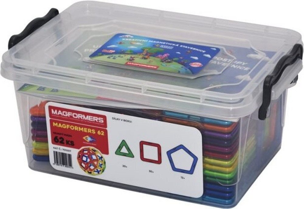 MAGFORMERS Magformers 62 dílků Magnetspielbausteine