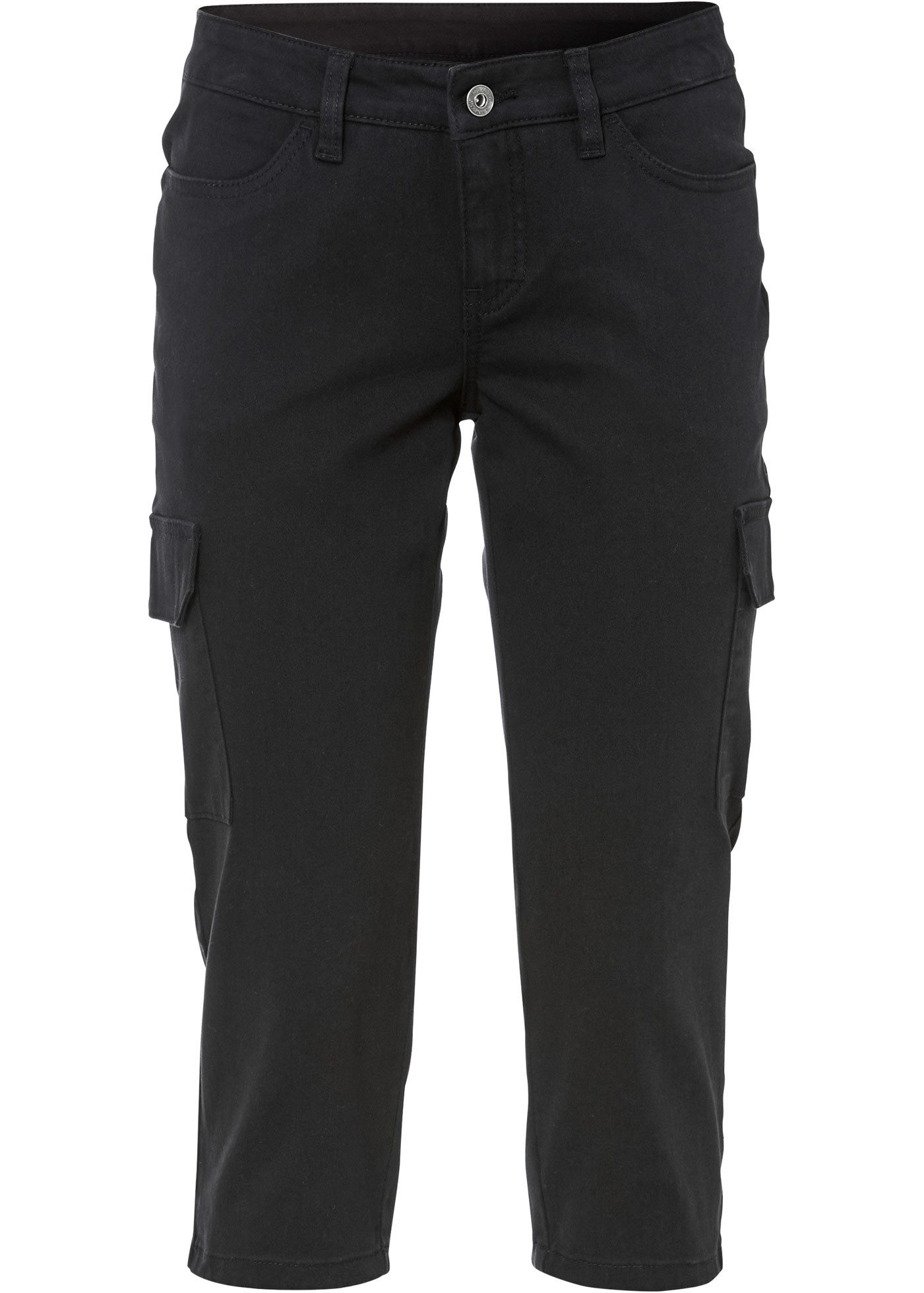 bonprix Caprihose aus Baumwolle mit Elasthan, Skinny Fit, im Cargo-Look – Bild 5 von 5