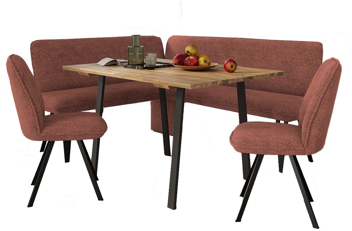 OTTO home Eckbankgruppe Mily Essecke, Sitzgruppe, Eckbankgruppe, Küchenbankgruppe, (Set, 4-tlg., 4er), BESTSELLER