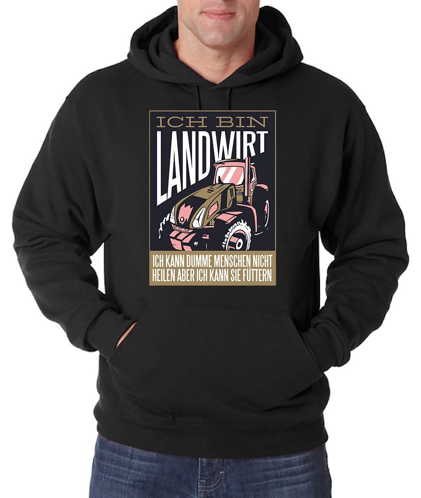 Youth Designz Kapuzenpullover Ich Bin Landwirt Herren Hoodie Pullover mit lustigem Sr