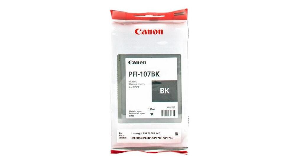 Canon Canon PFI-107BK Druckerpatrone schwarz Tintenpatrone