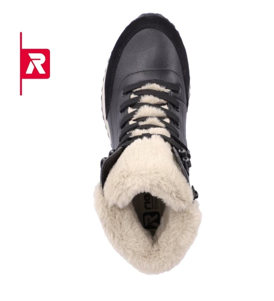 Rieker Evolution W0670-00 (Schnürstiefel mit Innenfutter und seitlichen) Winterstiefel