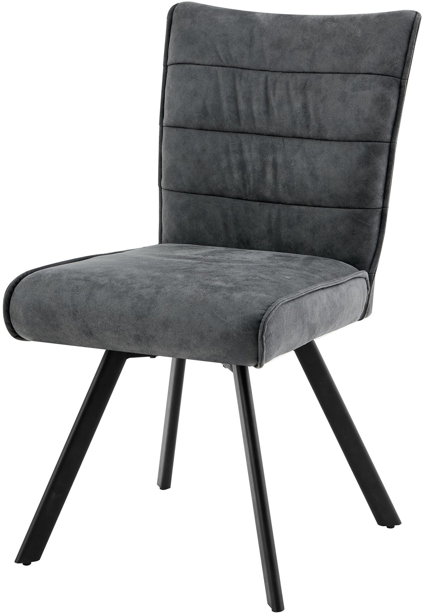 byLIVING Esszimmerstuhl ROBBIE (Set, 2 St), Microfaser, 360° drehbar, Taschenfederkern,Steppung Rücken, Keder – Bild 5 von 5