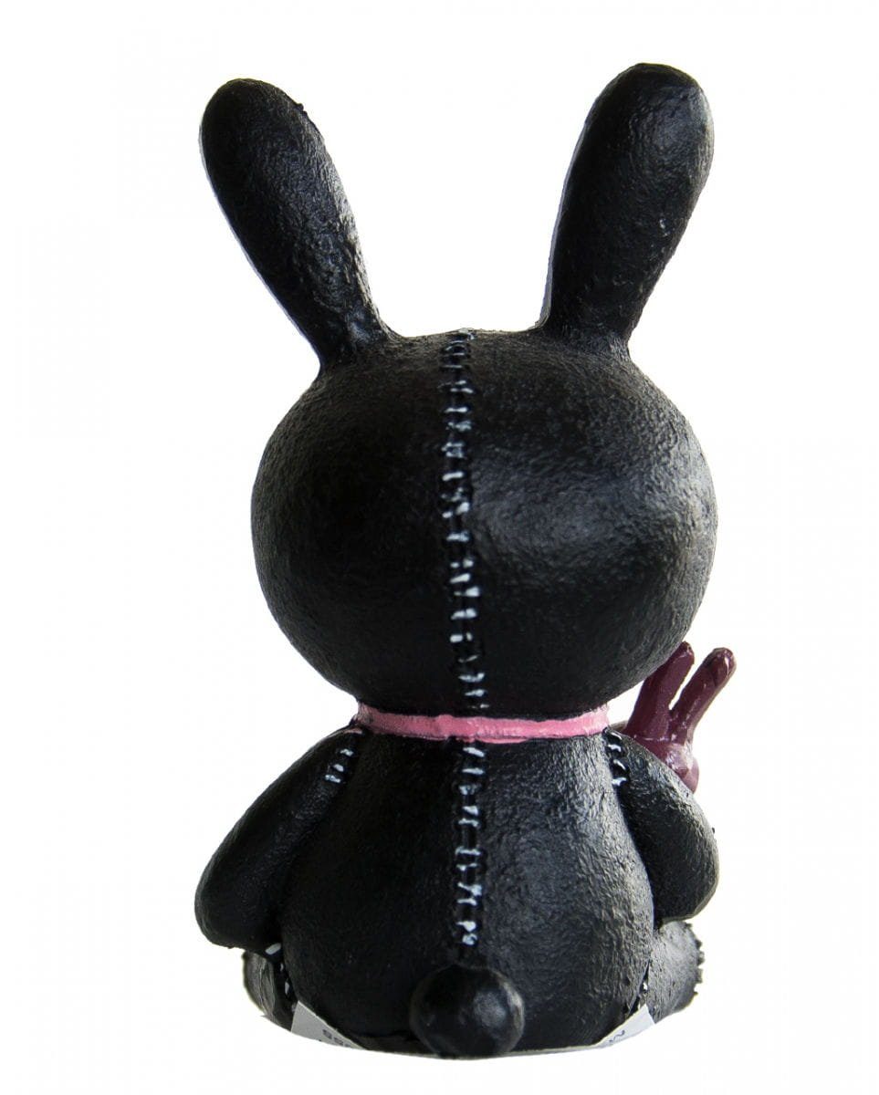 Horror-Shop Dekofigur Kleine Black Bun Figur Bun Hase G - Furrybones die