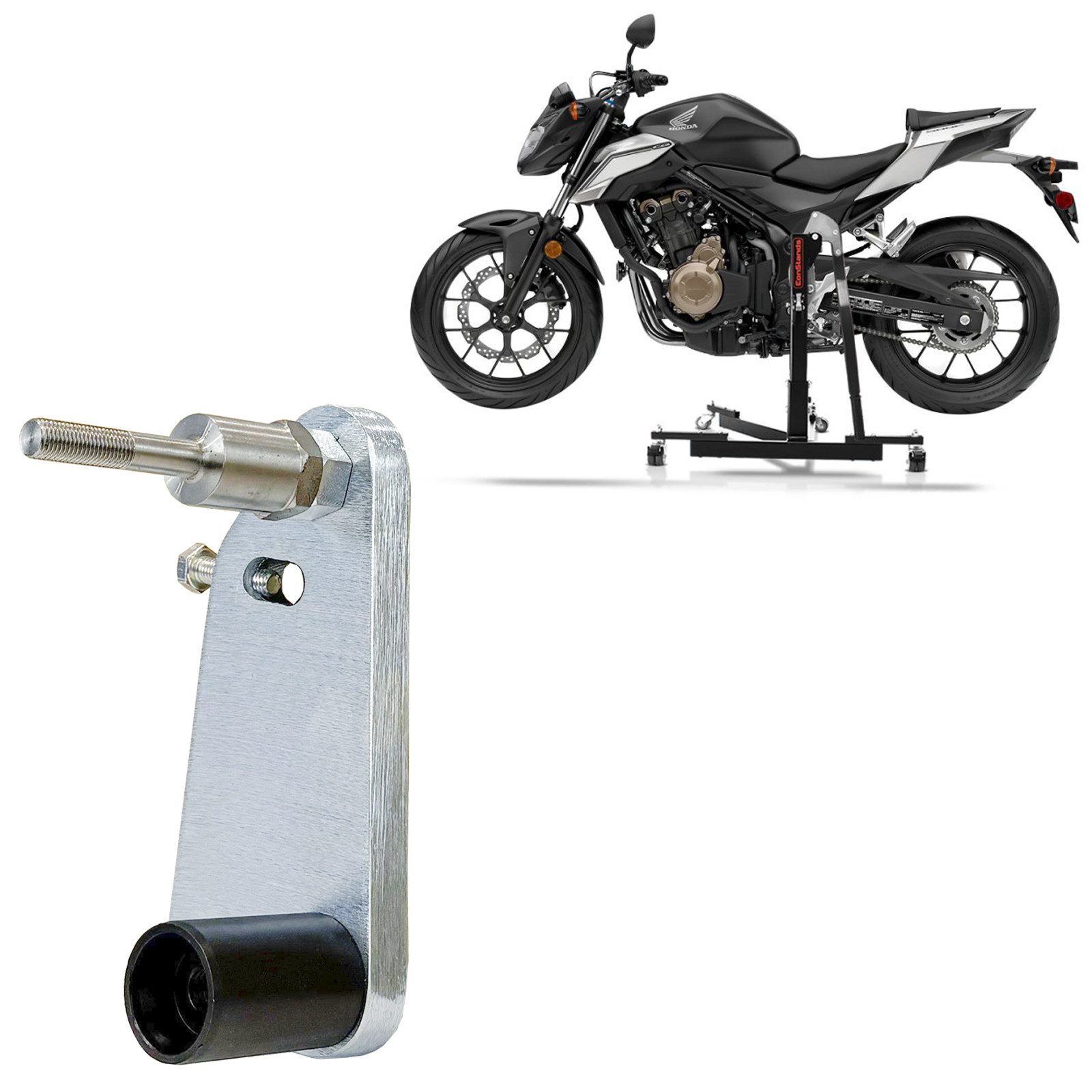 ConStands Motorradheber Adapterplatte für # Power Classic / Evo für Honda CB 500 F/ CBR 500 R