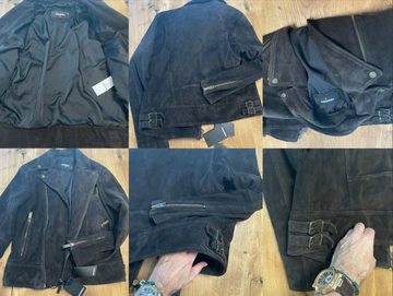 Dsquared2 Winterjacke DSQUARED2 Suede Leather Biker Style Jacket Iconic Blouson Jacke Jacket